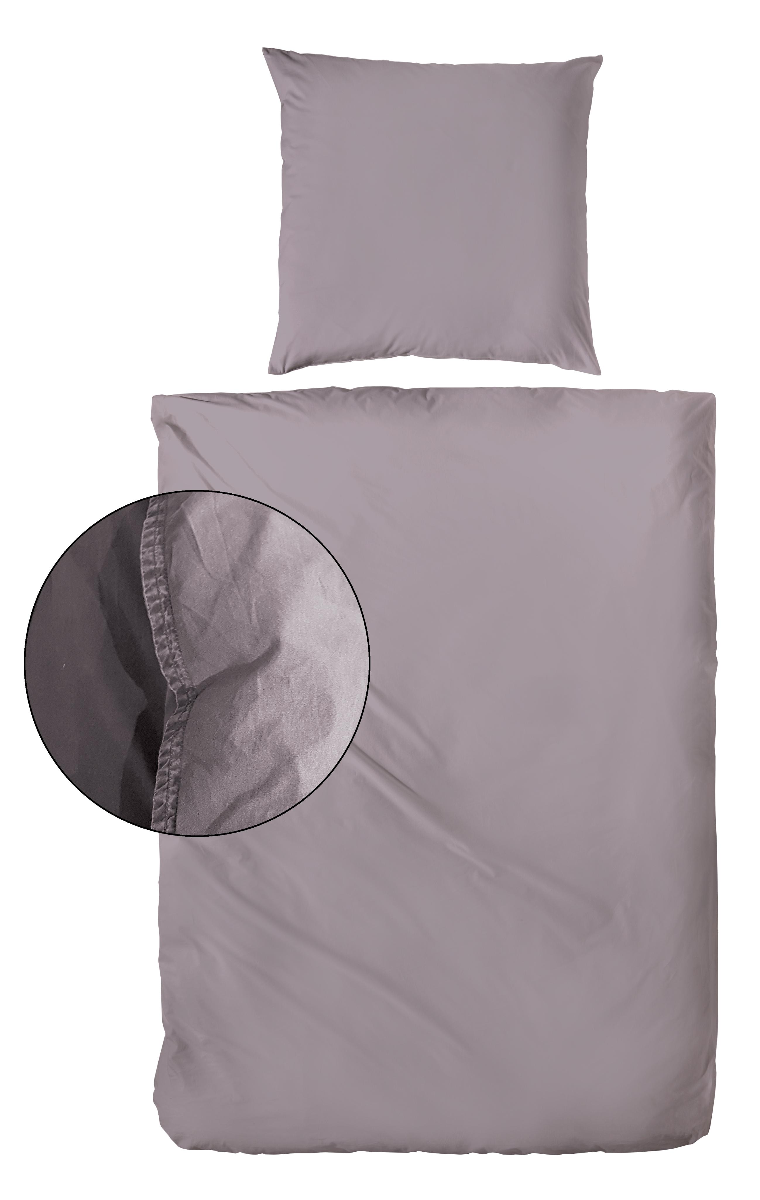 BettwäSche Primera "Renforce Stonewashed", Rosa, B/L: 240Cm X 220Cm, 1 Stk., 2 Stk., Renforcé, B/L: 80Cm X 80Cm & 80Cm X 80Cm, 3 Stk., Renforcé, Obermaterial: 100% Baumwolle, BettwäSche, BettwäSche, Jedes Teil Ein Unikat, Gewaschene Used Optik