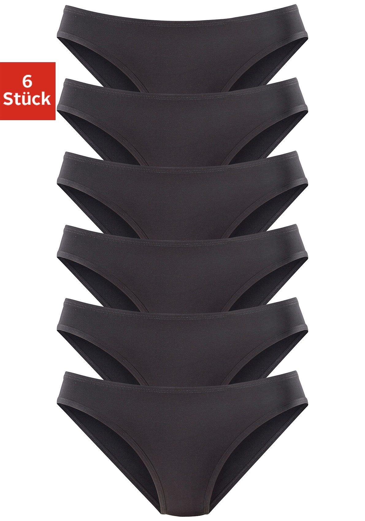 Jazz-Pants Slips Vivance Active, Damen, Gr. 32/34, Schwarz, Microfaser, Obermaterial: 95% Polyamid, 5% Elasthan (Lycra), Unifarben, KöRpernah, Unterhosen, Aus Weicher Microfaser