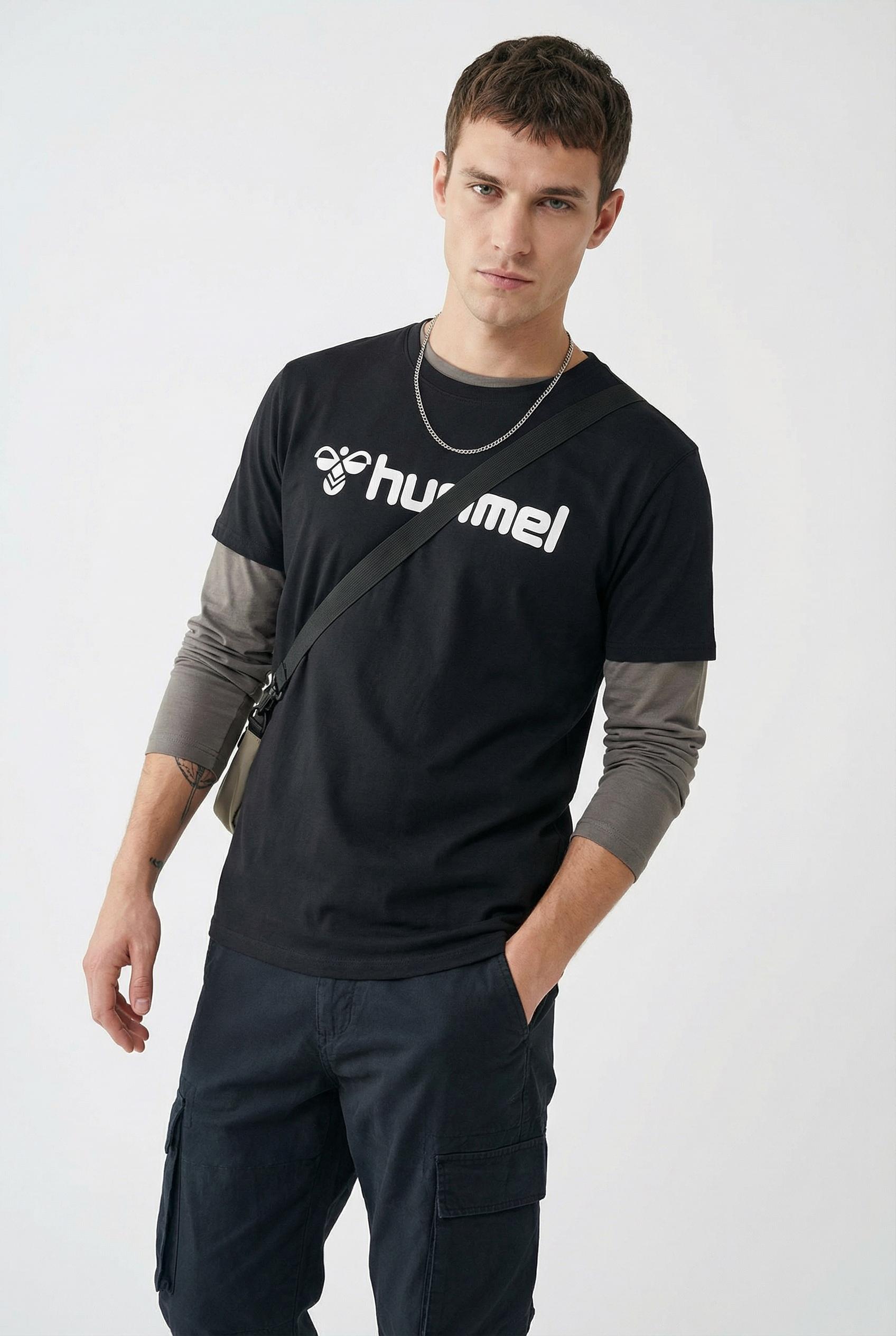 T-Shirt Hummel "Hmlgo 2.0 Logo T-SHIRT", Jungen, Gr. M (48/50), Schwarz, Obermaterial: 100% Baumwolle, Rundhals, Shirts T-Shirt