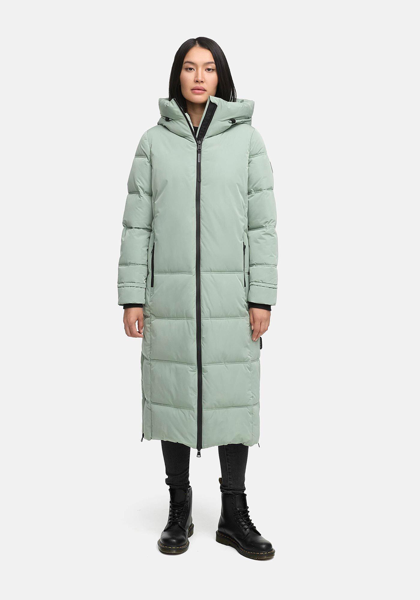 Winterjacke Marikoo "Honiaa", Damen, Gr. L, Smokeymint, Obermaterial: 100% Polyester. Futter: 100% Polyester. Wattierung: 100% Polyester. ÄRmelfutter: 100% Polyester, Jacken Winterjacke, Mit BelüFtungsöFfnungen Am Jackensaum