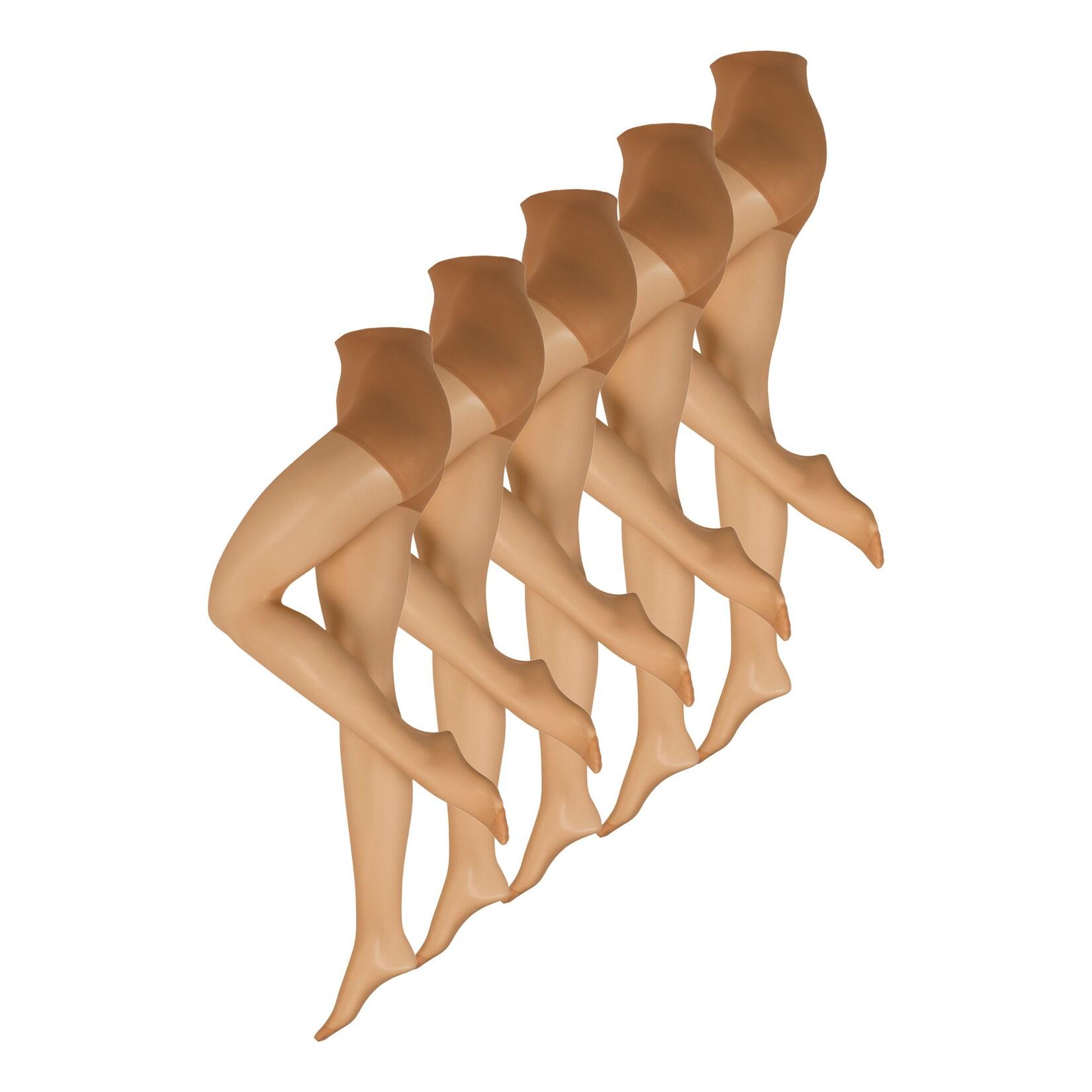 NUR DIE Damen Feinstrumpfhose Ohne Bund 20 DEN 5