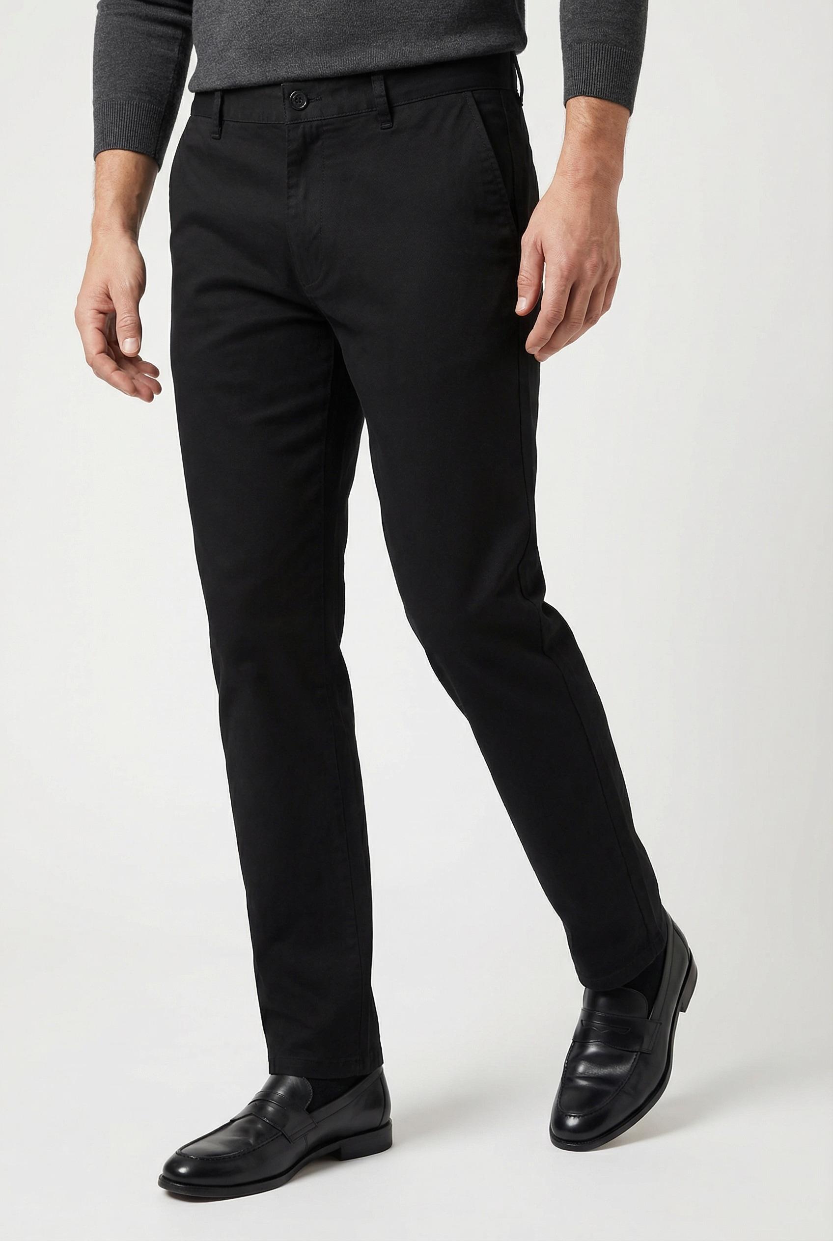 Chinohose Joop Jeans "Matthew", Herren, Gr. 32, LäNge 30, Schwarz, Web, Obermaterial: 97% Baumwolle, 3% Elasthan, Clean, Unifarben, Normal, Hosen Chinohose, Mit Zwei Eingrifftaschen