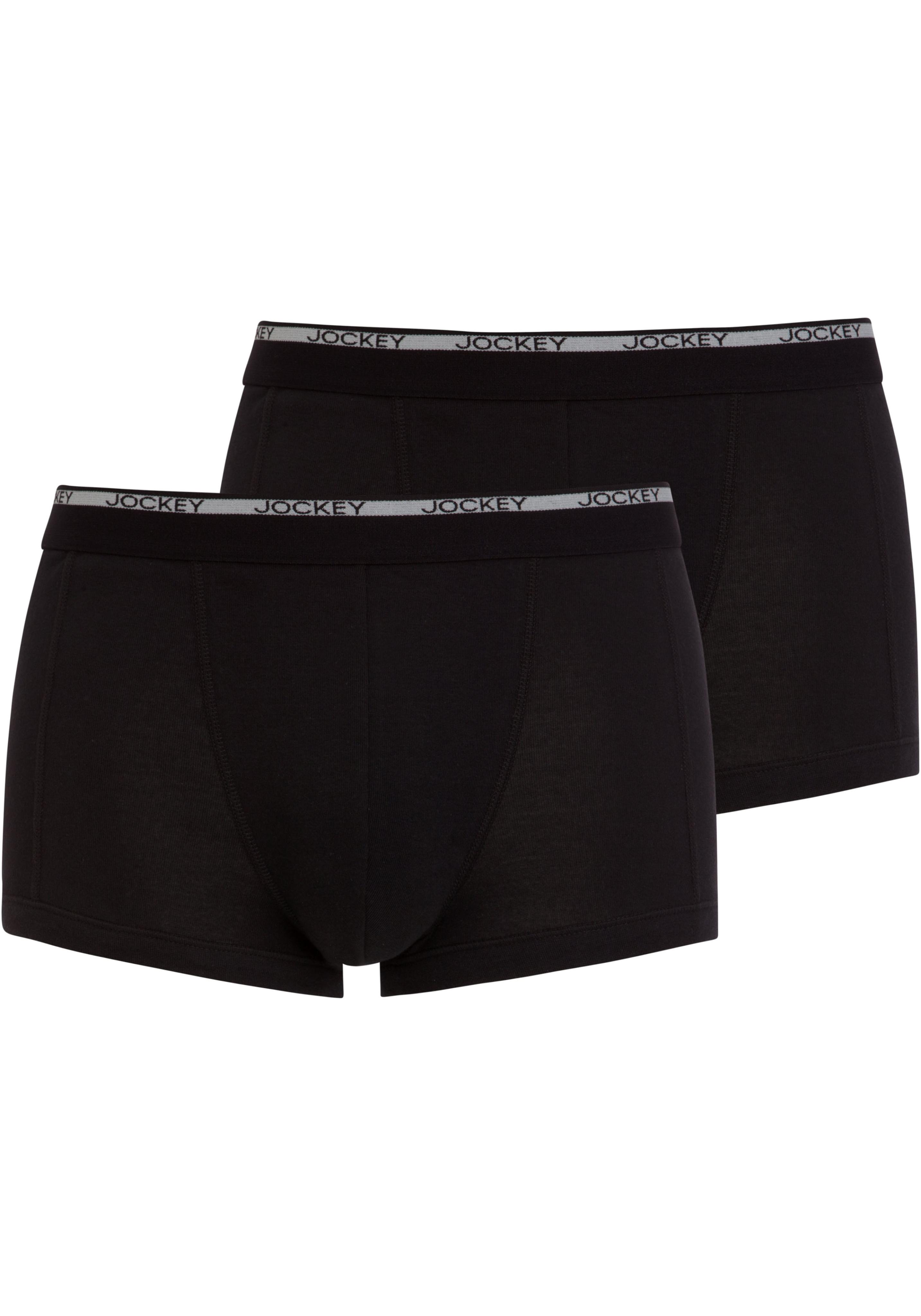 Trunk Jockey "Modern Classic", Herren, Gr. L, Schwarz, Feinripp, Obermaterial: 100% Baumwolle, Unifarben, Eng, Unterhosen, Mit Weichem Komfortbund, Ohne Eingriff, Elastisch