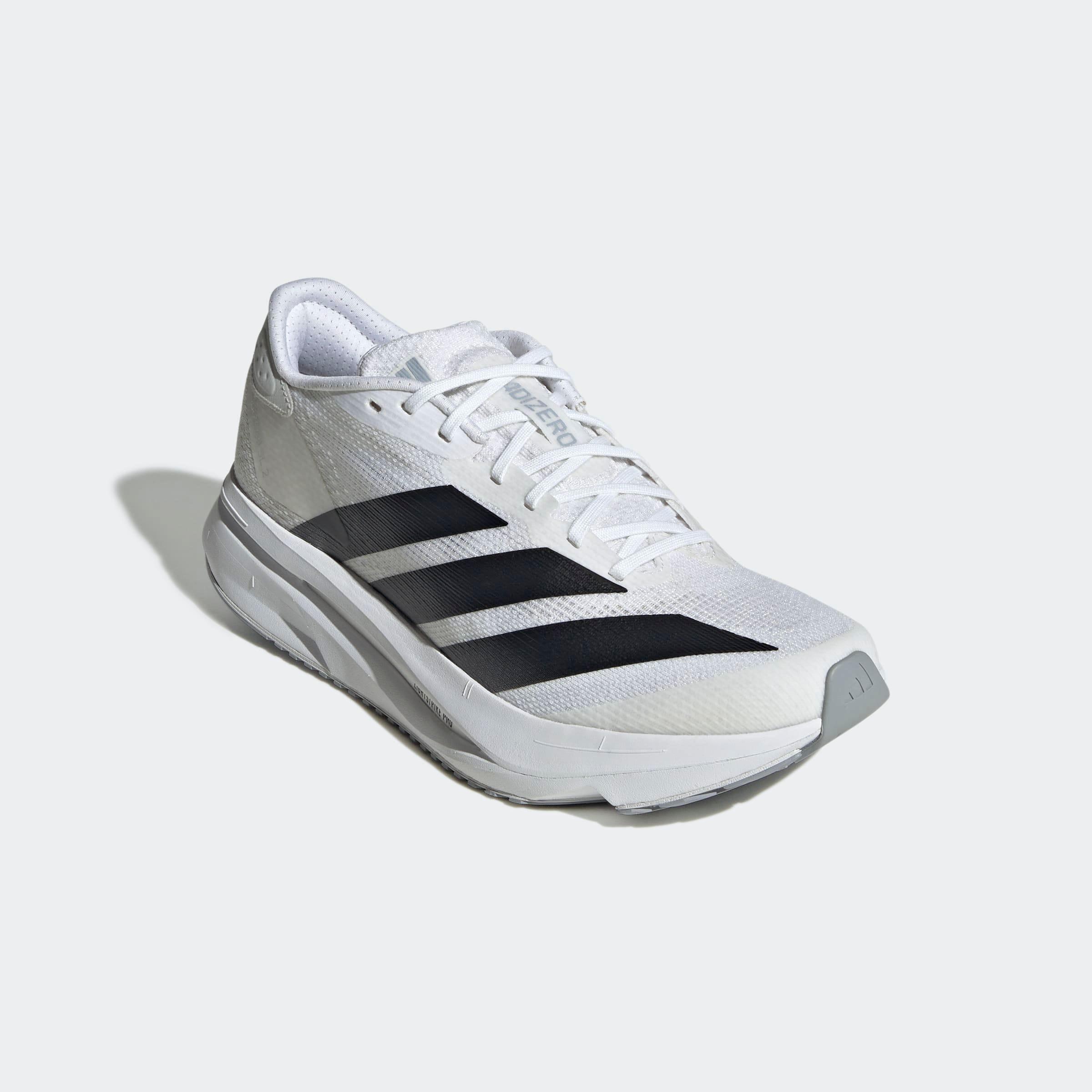 Laufschuh Adidas Performance "Adizero SL2", Damen, Gr. 41, Cloud Weiß, Core Schwarz, Dash Grau, Textil, Schuhe Laufschuh, Mit Lightstrike-Sohle