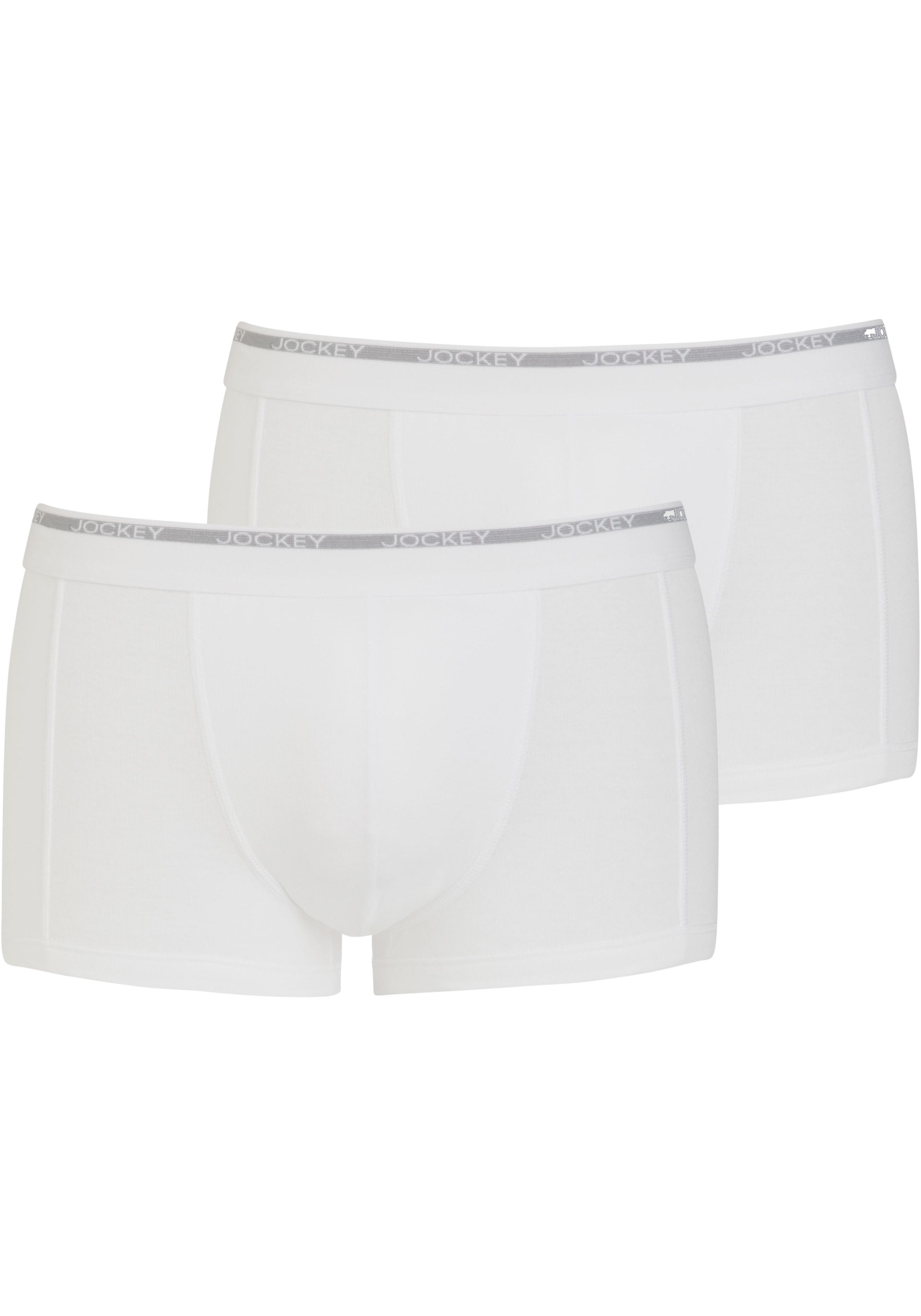 Trunk Jockey "Modern Classic", Herren, Gr. Xxl, Weiß, Feinripp, Obermaterial: 100% Baumwolle, Unifarben, Eng, Unterhosen, Mit Weichem Komfortbund, Ohne Eingriff, Elastisch
