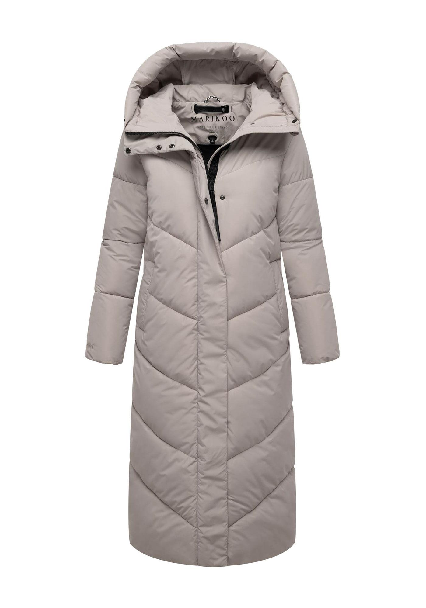 Marikoo Damen Wintersteppmantel Ranjaa Mit Kapuze & Reflektierenden Details
