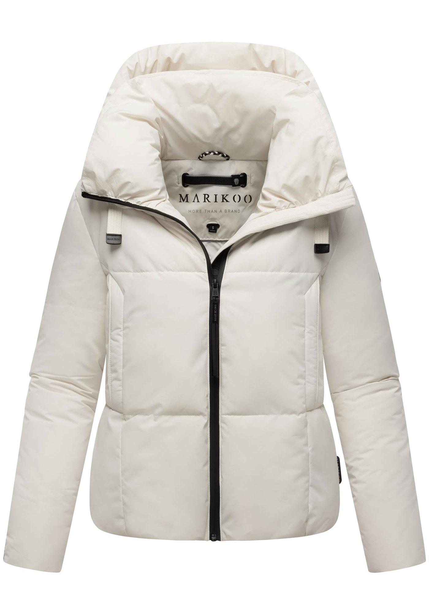Marikoo Damen Winterjacke Ninikaa Mit Kapuze & Fleece-Innenfutter