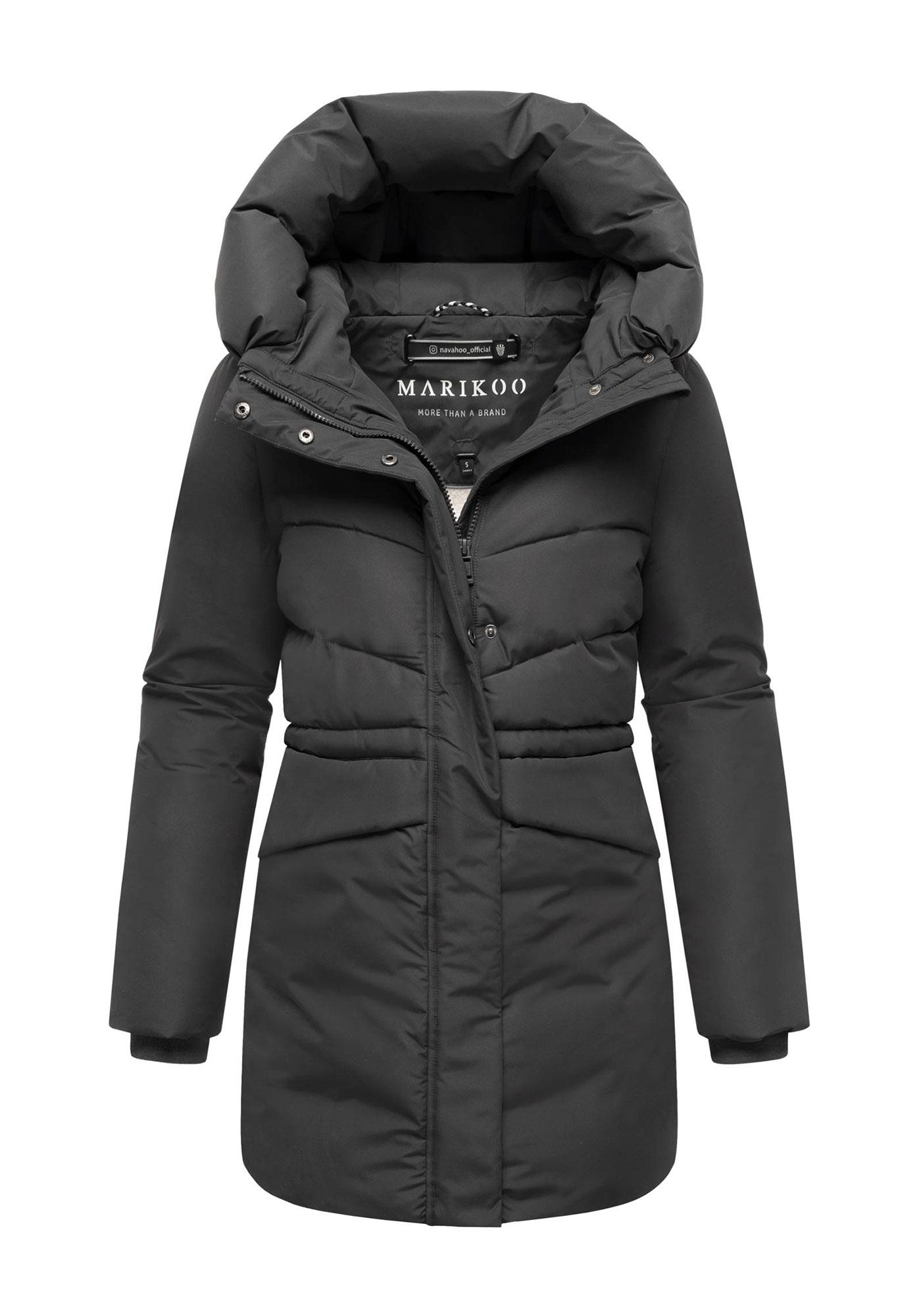 Marikoo Damen Winterjacke Delilah Mit Fleecefutter & Taillenregulierung
