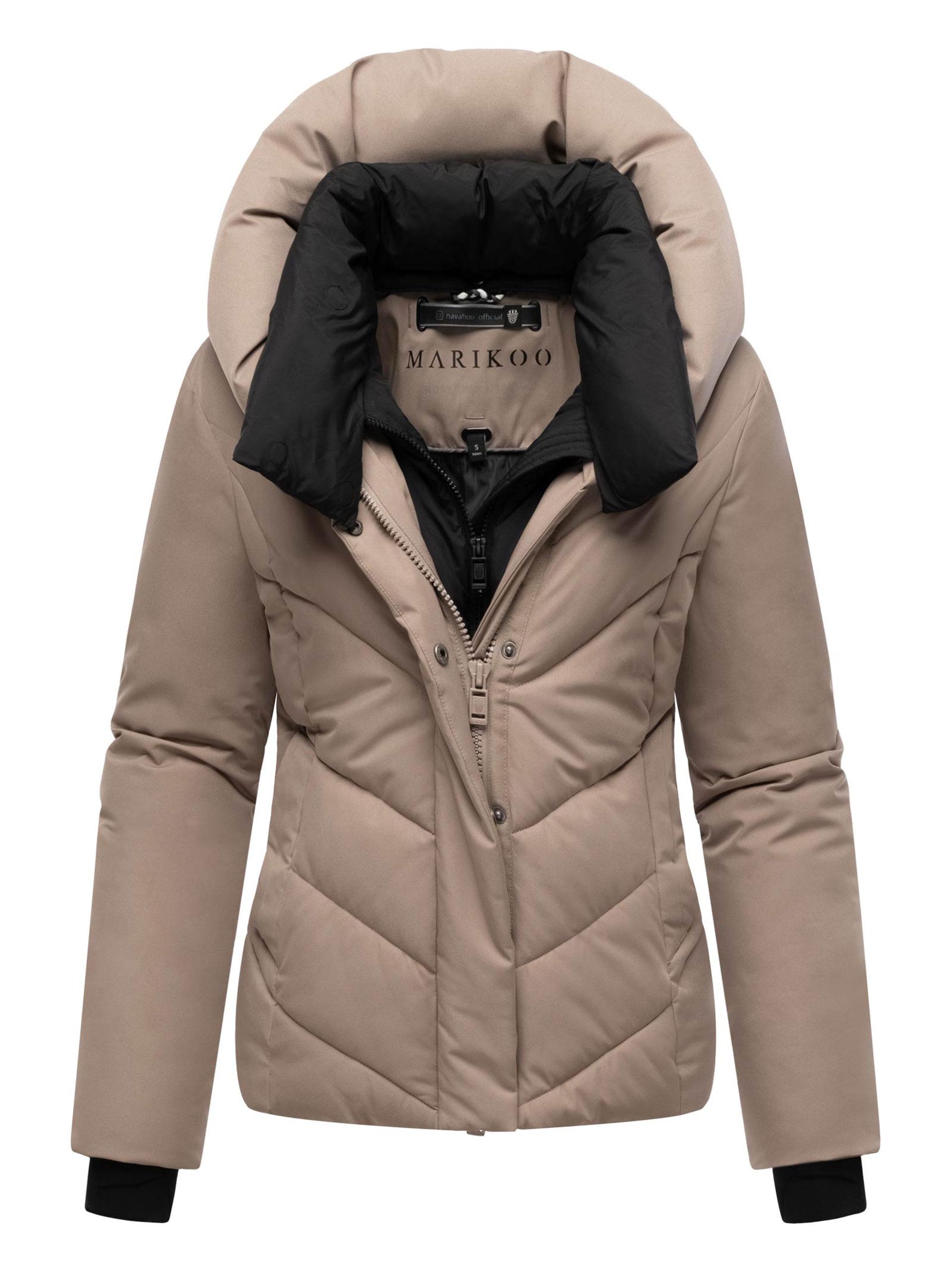 Marikoo Damen Wintersteppjacke Nadiraa Mit 2-In-1-Design & Kapuze