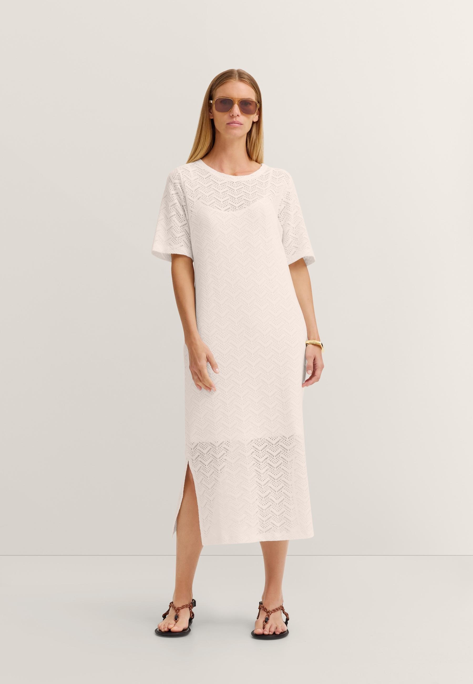 Bugatti Damen Sommerkleid Mit Struktur Aus Baumwollmix
