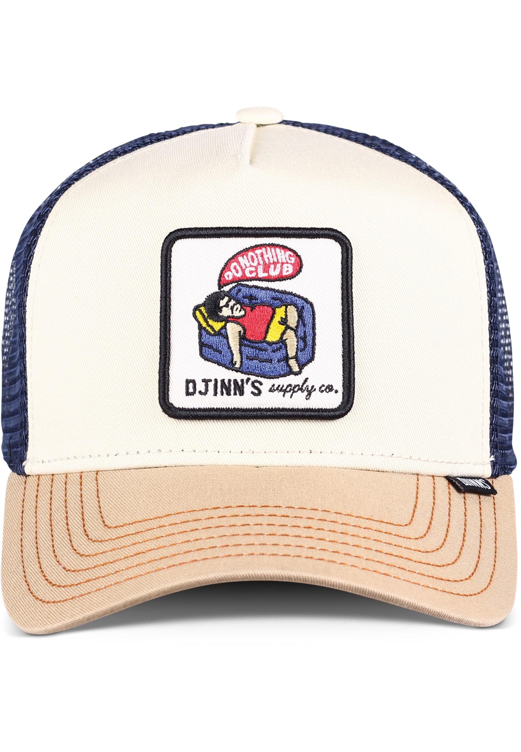 Trucker Cap Djinns "Djinns HFT Cap DNC New 1.2", Herren, Gr. Onesize, Beige (Cream, Khaki), 60% Baumwolle, 40% Polyester, Caps