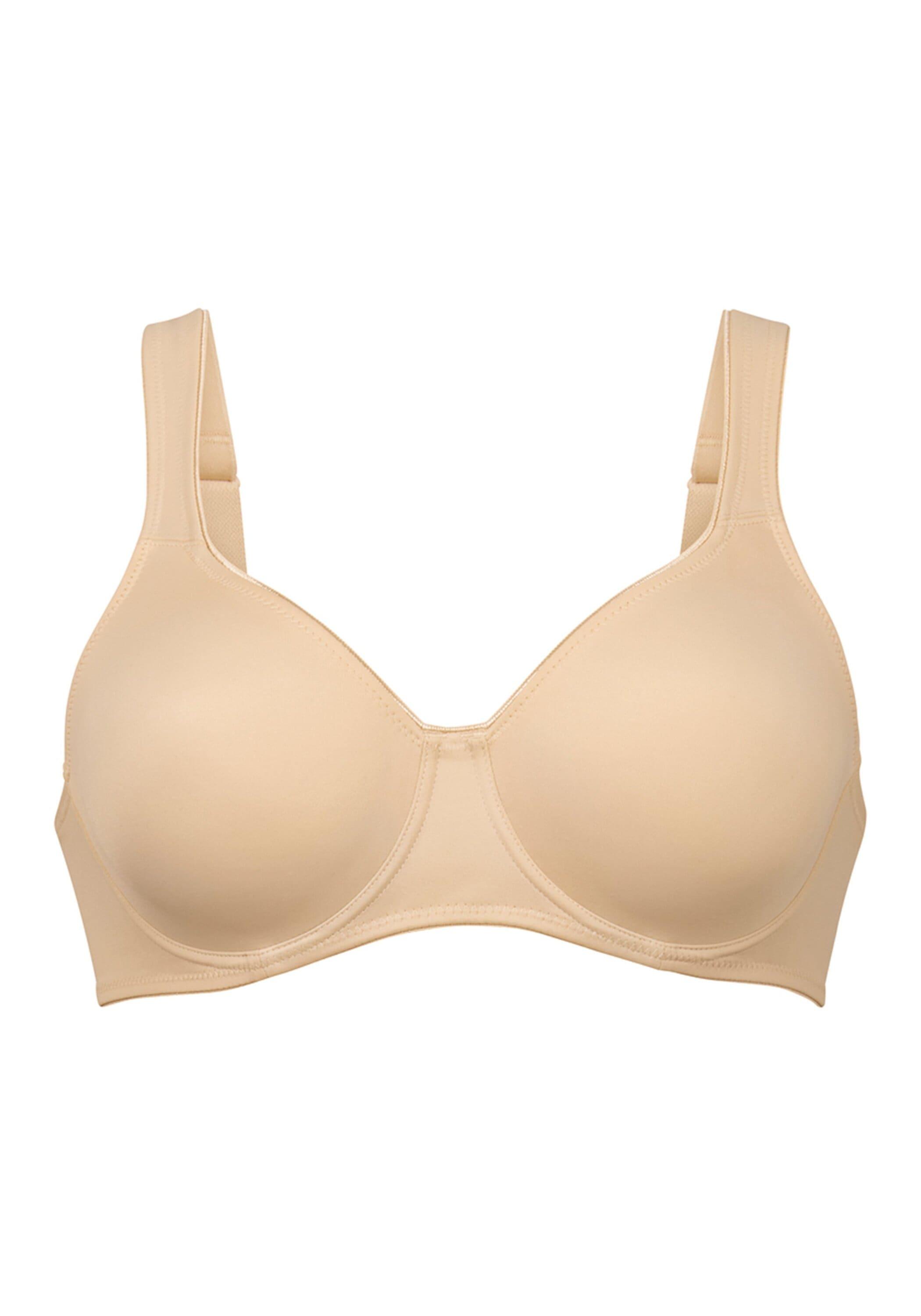 Bustier Rosa Faia "Bh Twin Underwired Bra 1Er Pack", Damen, Gr. 80, Cup F, Beige, Obermaterial: 70% Polyamid Pa. 30% Elasthan El., Bhs Bustier