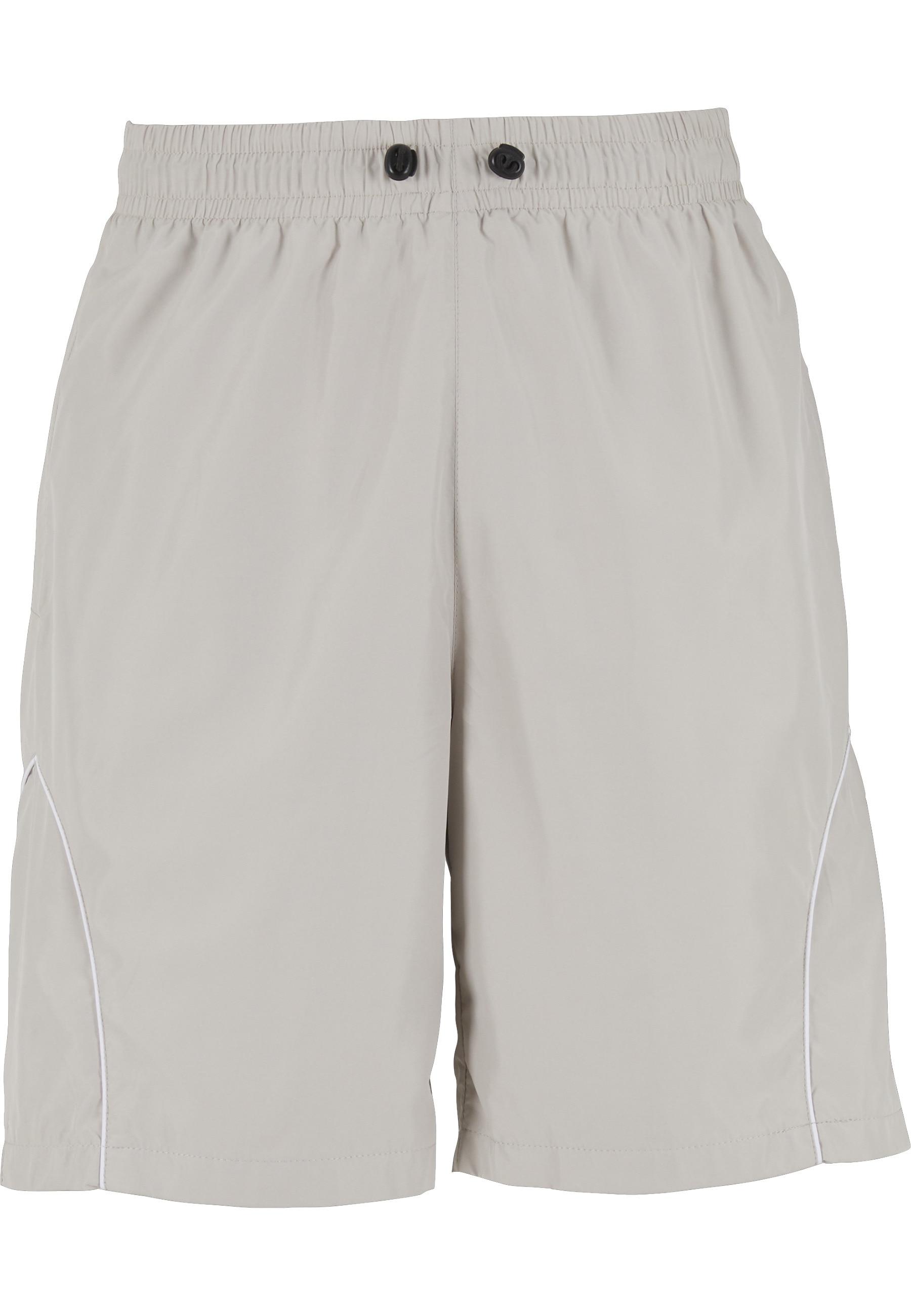 Shorts Urban Classics "Urban Classics Piped Panel Trackshorts", Herren, Gr. 4XL, Us-GrößEn, Cloud, 100% Polyester, Unifarben, Normal, Hosen Shorts
