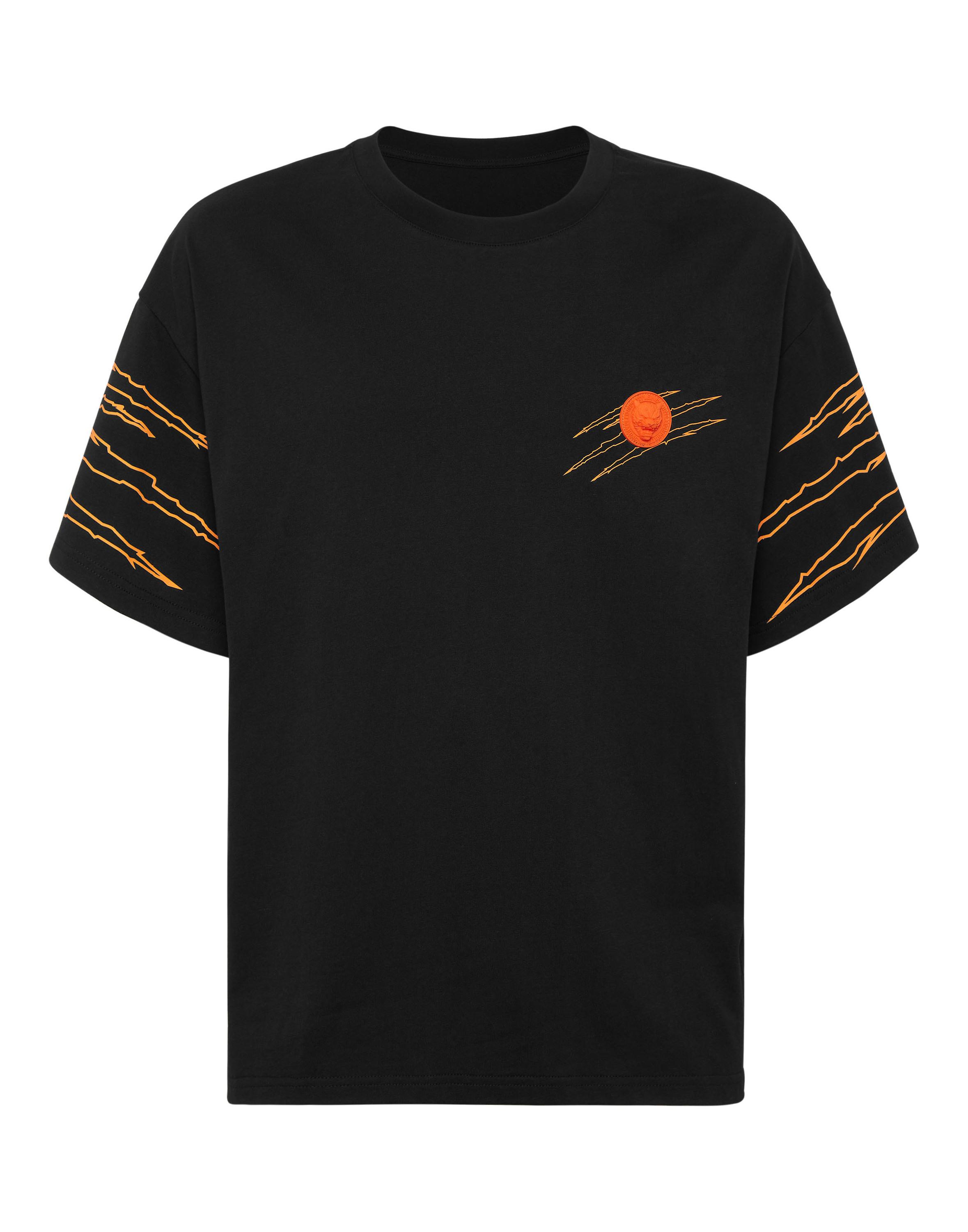 T-Shirt Rundhalsausschnitt Ss Scratch