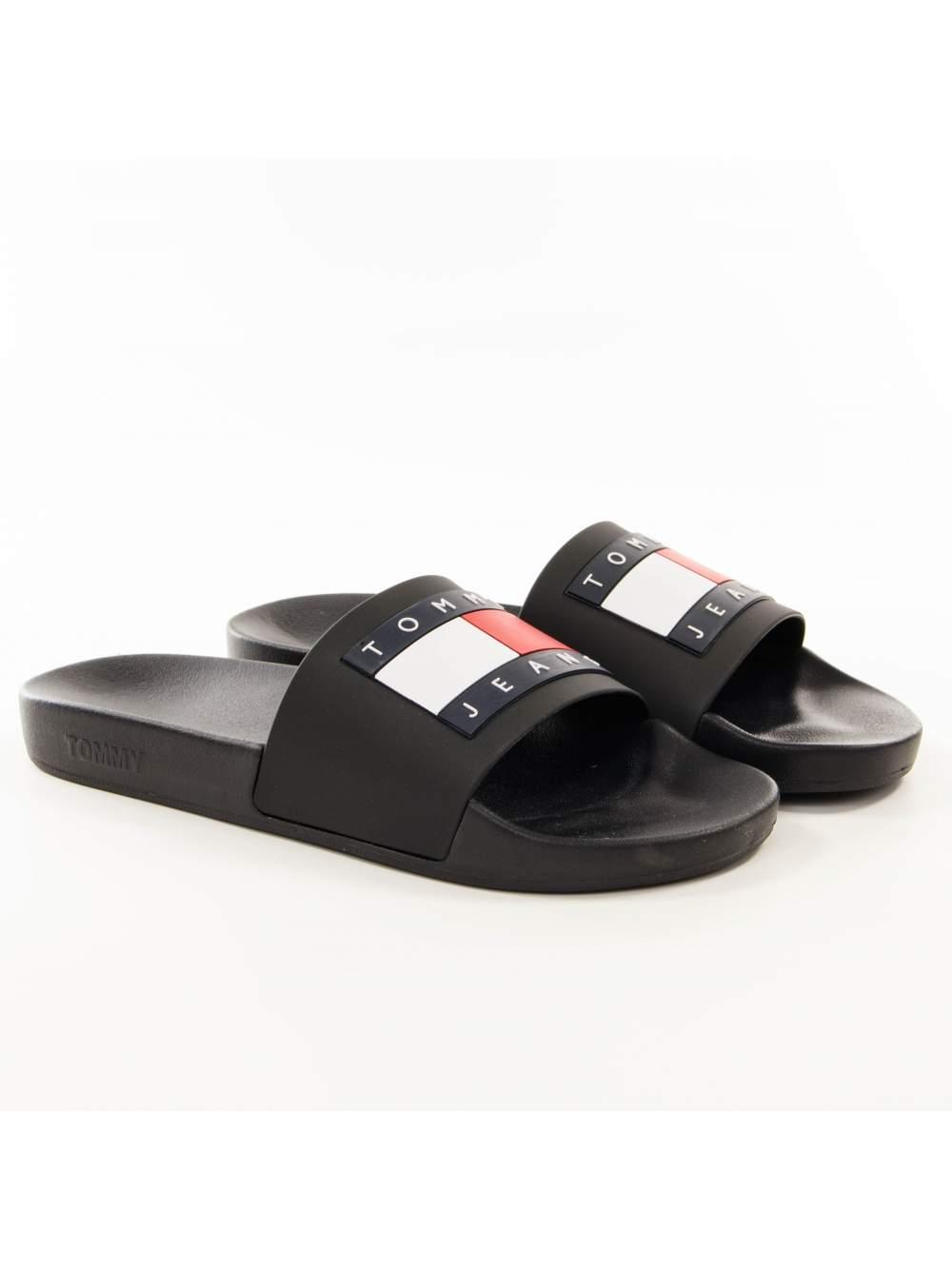 Tommy Hilfiger Tommy Jeans Pool Herren-Sandalen, Schwarz