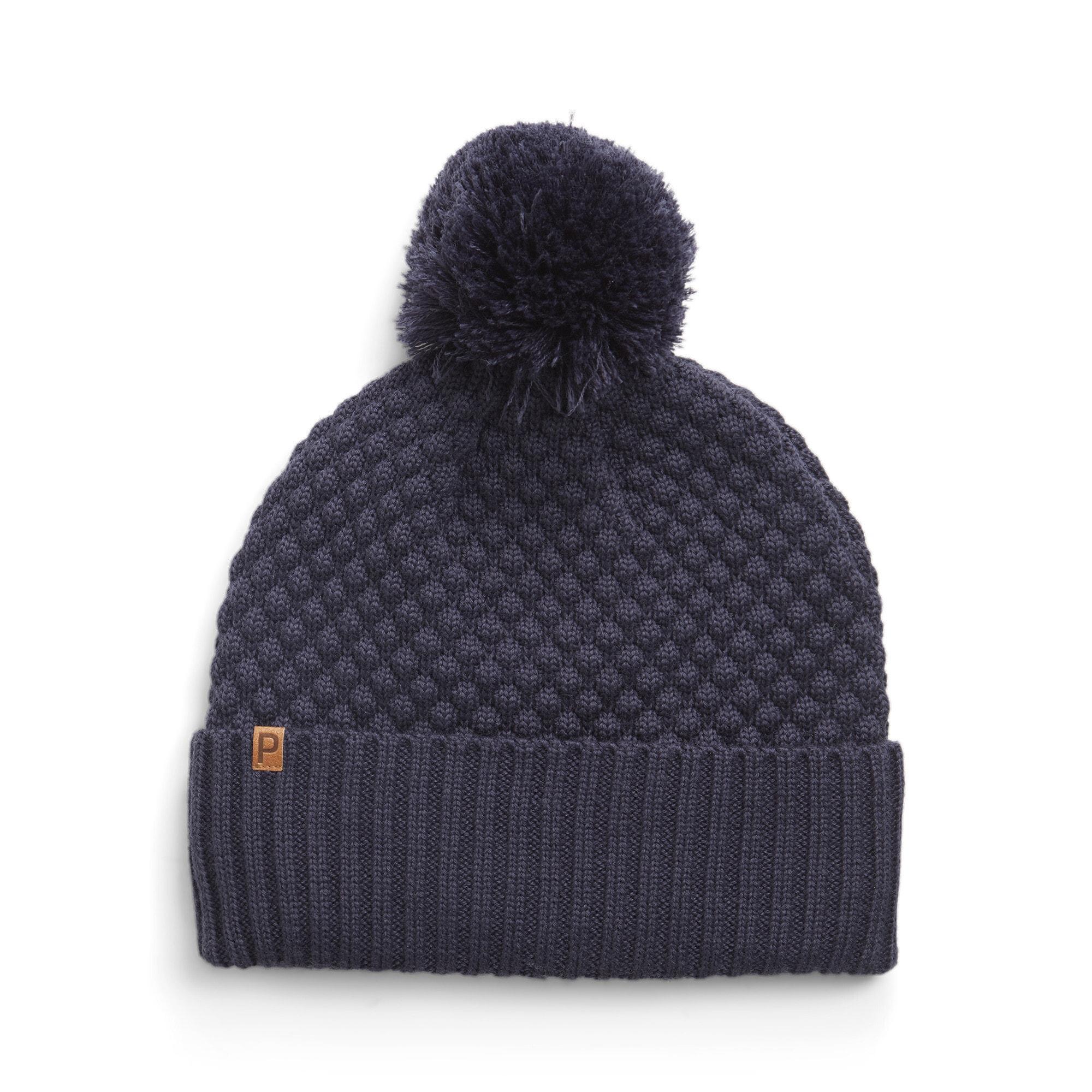 Beanie Puma "Wrmlbl Golf Beanie Damen", Damen, Gr. Onesize, Blau (Navy Blazer Blau), Obermaterial: 100% Polyacryl. Futter: 100% Polyester, MüTzen Beanie