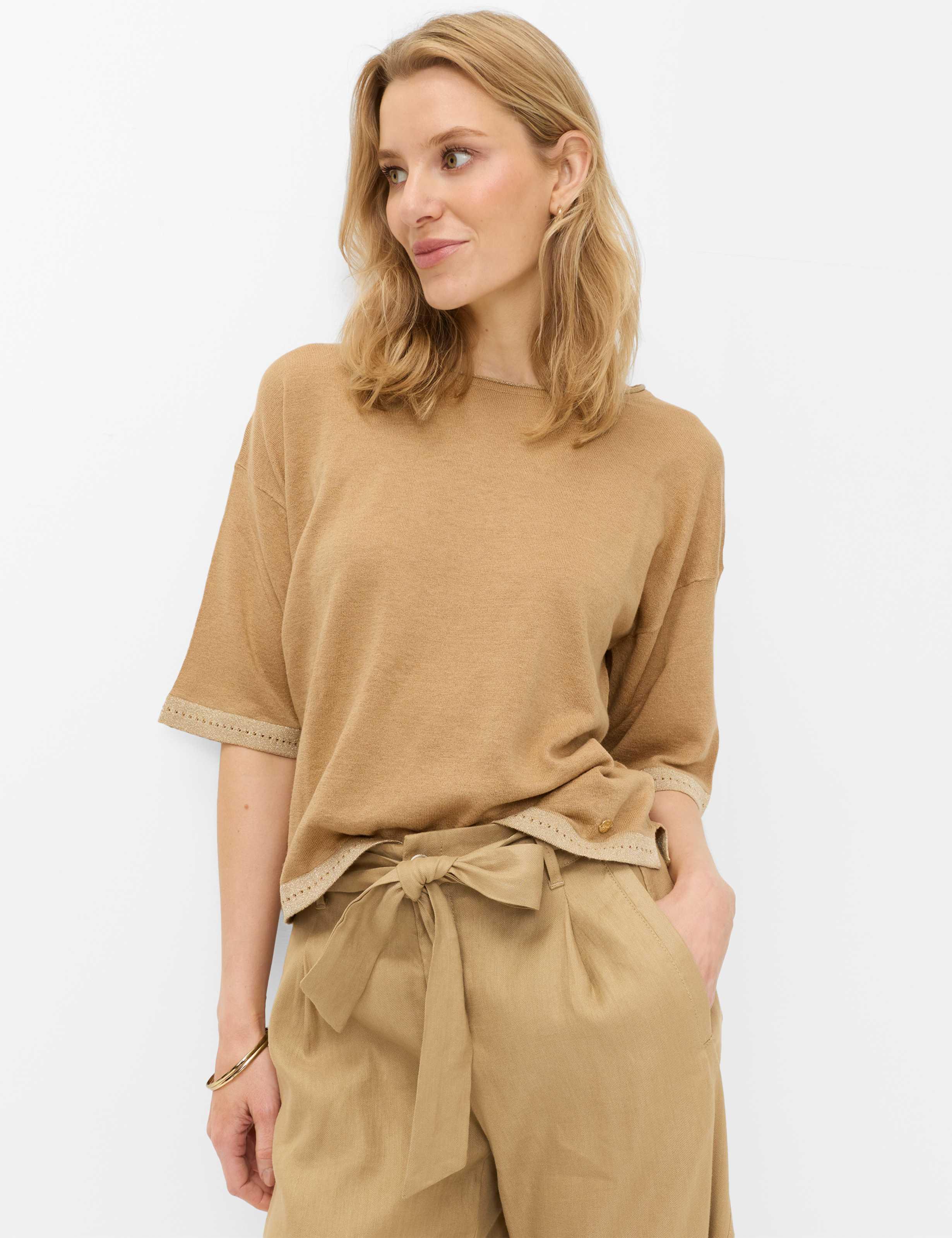 Brax Damen Style NOEMI golden beige, Beige, Gr. 36
