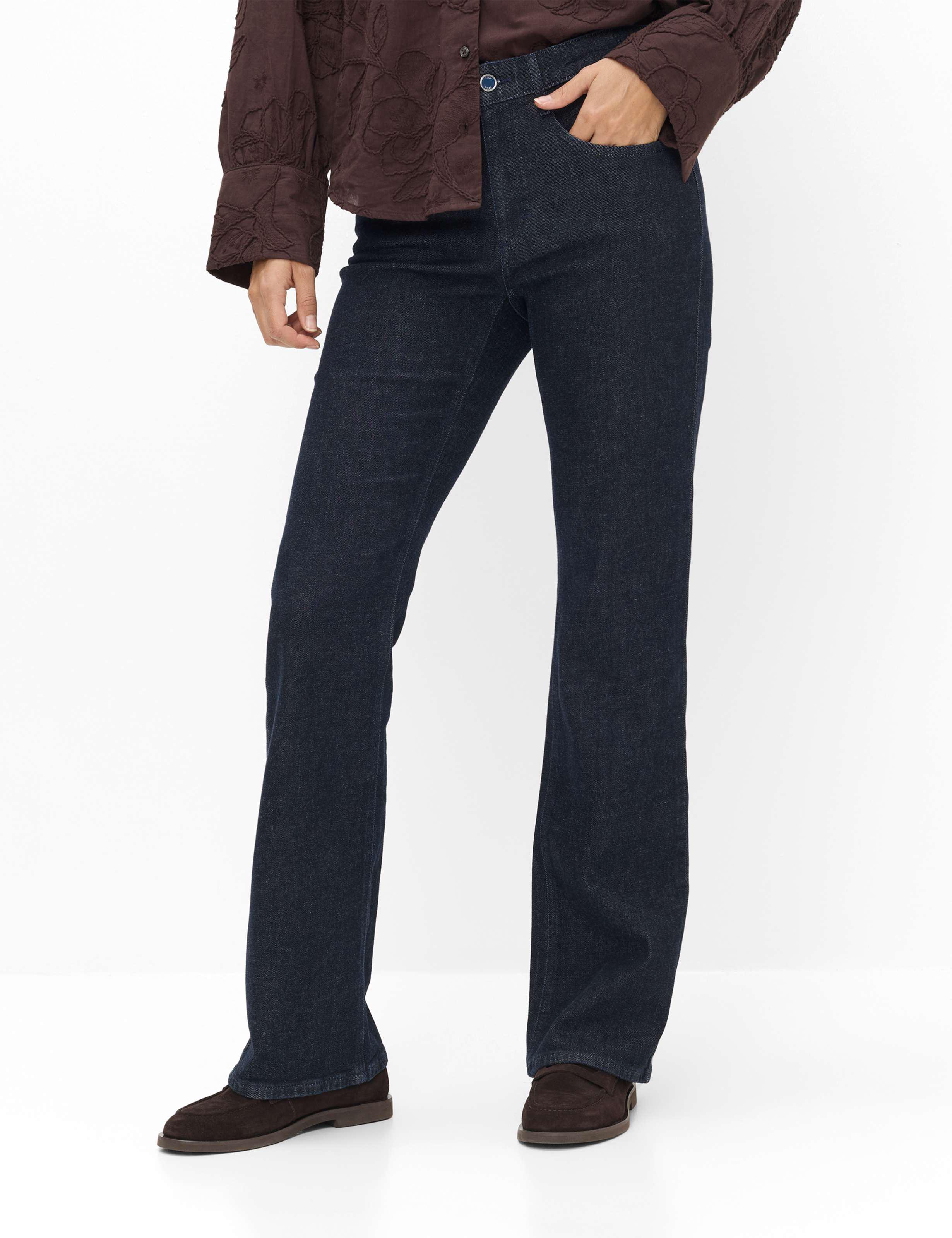 Brax Damen Boot Style MARY CLEAN RAW BLUE, denim dunkelblau, Gr. 40K
