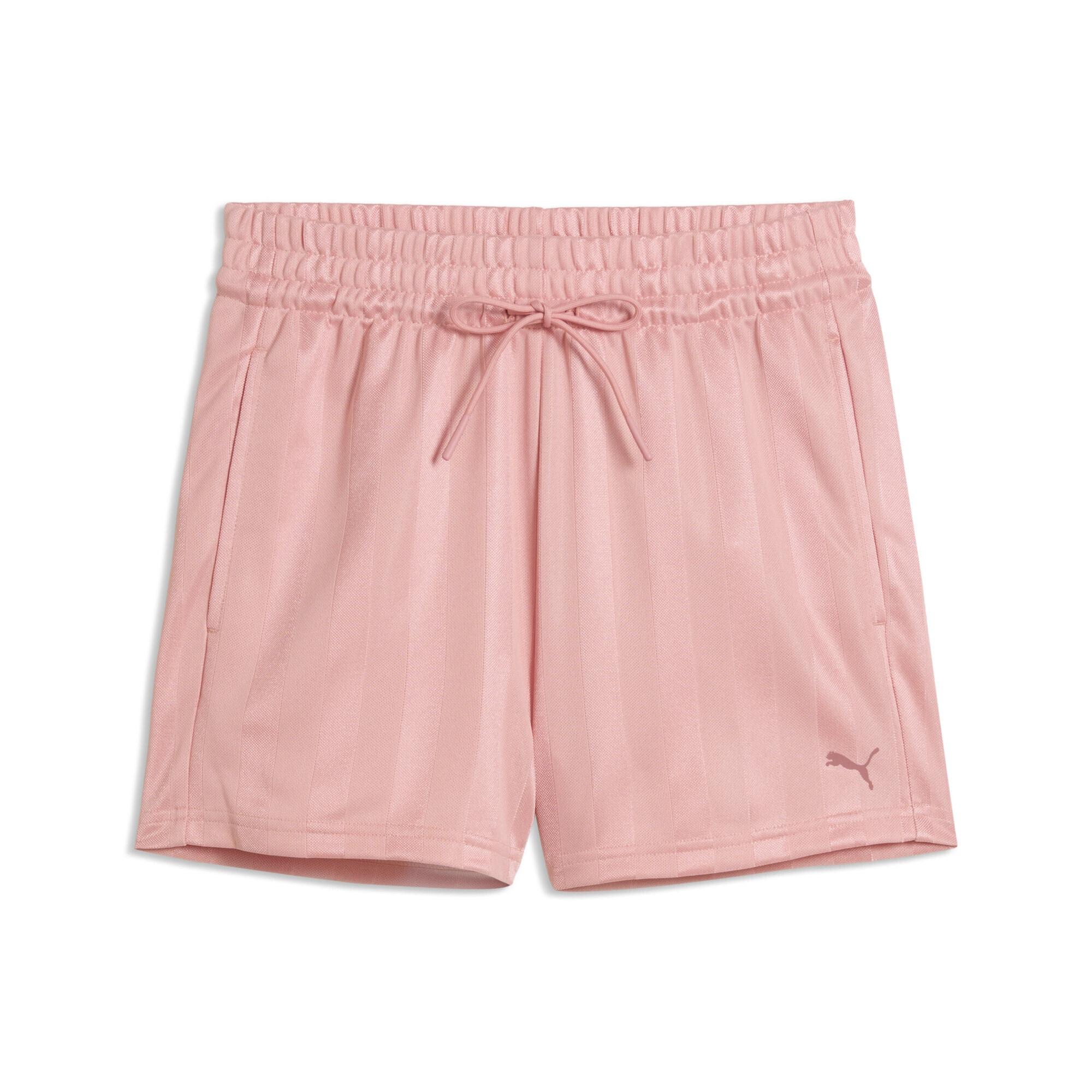 Trainingsshorts Puma "Puma League 3" Trainingsshorts Damen", Damen, Gr. L, NormalgrößEn, Rosa (Rosy Outlook Pink), Obermaterial: 100% Polyester. Taschenfutter: 100% Polyester, Regular Fit, Hosen