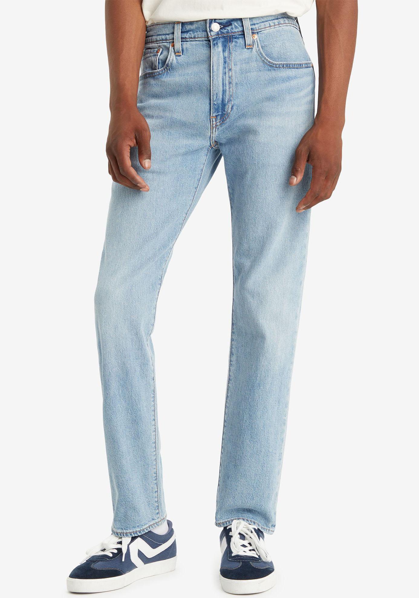 Tapered-Fit-Jeans Levi's "502 Taper", Herren, Gr. 33, LäNge 32, Blau (Call It Off), Denim/Jeans, Obermaterial: 99% Baumwolle, 1% Elasthan, Basic, Loose Fit KnöChellang, Jeans, In Elegantem, Modernem Stil