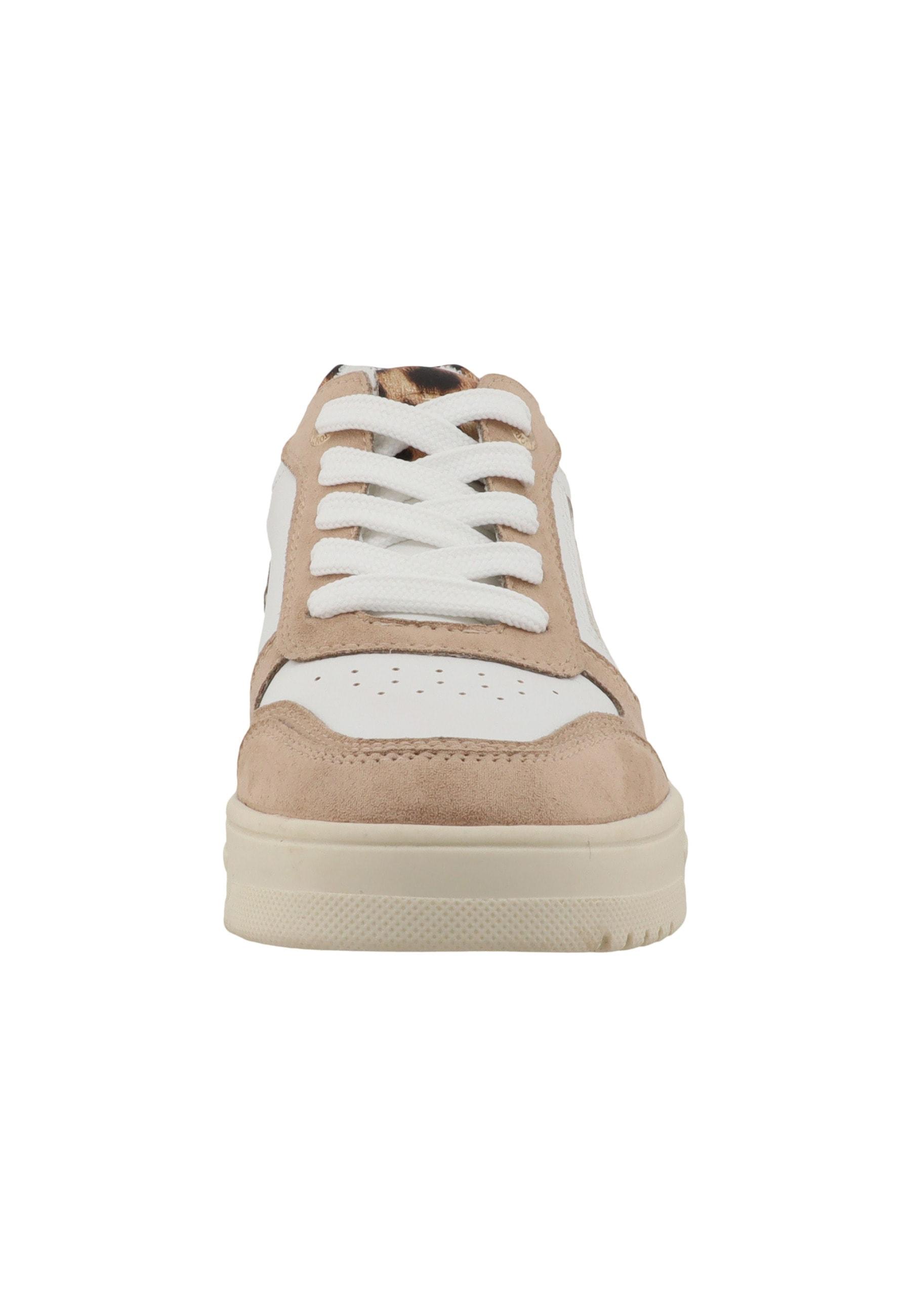 Sneaker Tom Tailor "Tom Tailor Sneaker Low", Damen, Gr. 41, Sand, Weiß, Polyurethan, Schuhe Sneaker