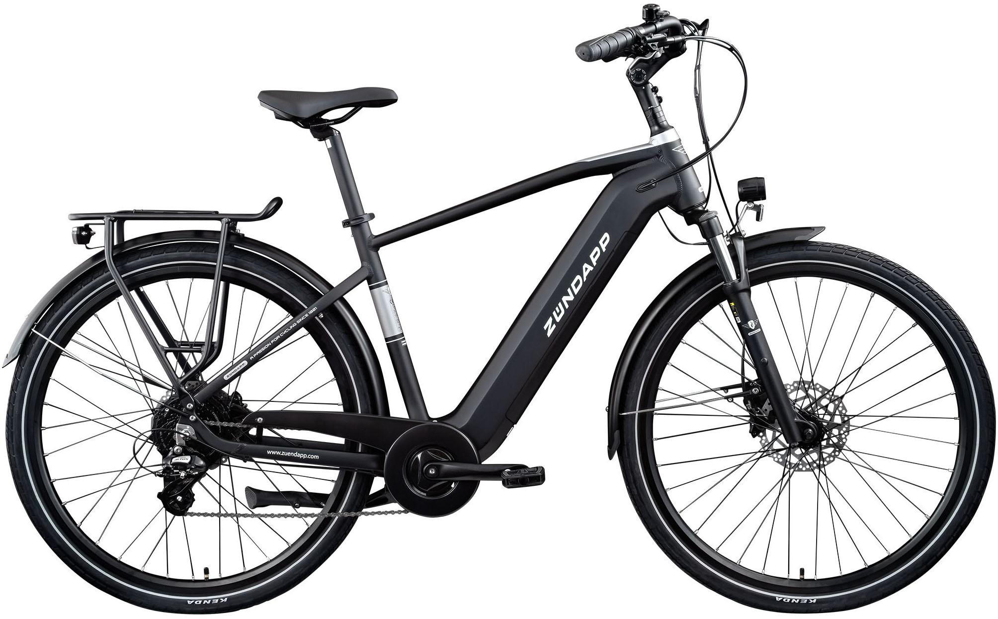 E-Bike Zündapp "Z810" Gr. 52, Schwarz, ElektrofahrräDer, Herren, 52Cm, 28 Zoll (71,12Cm), Pedelec, Elektrofahrrad FüR Herren