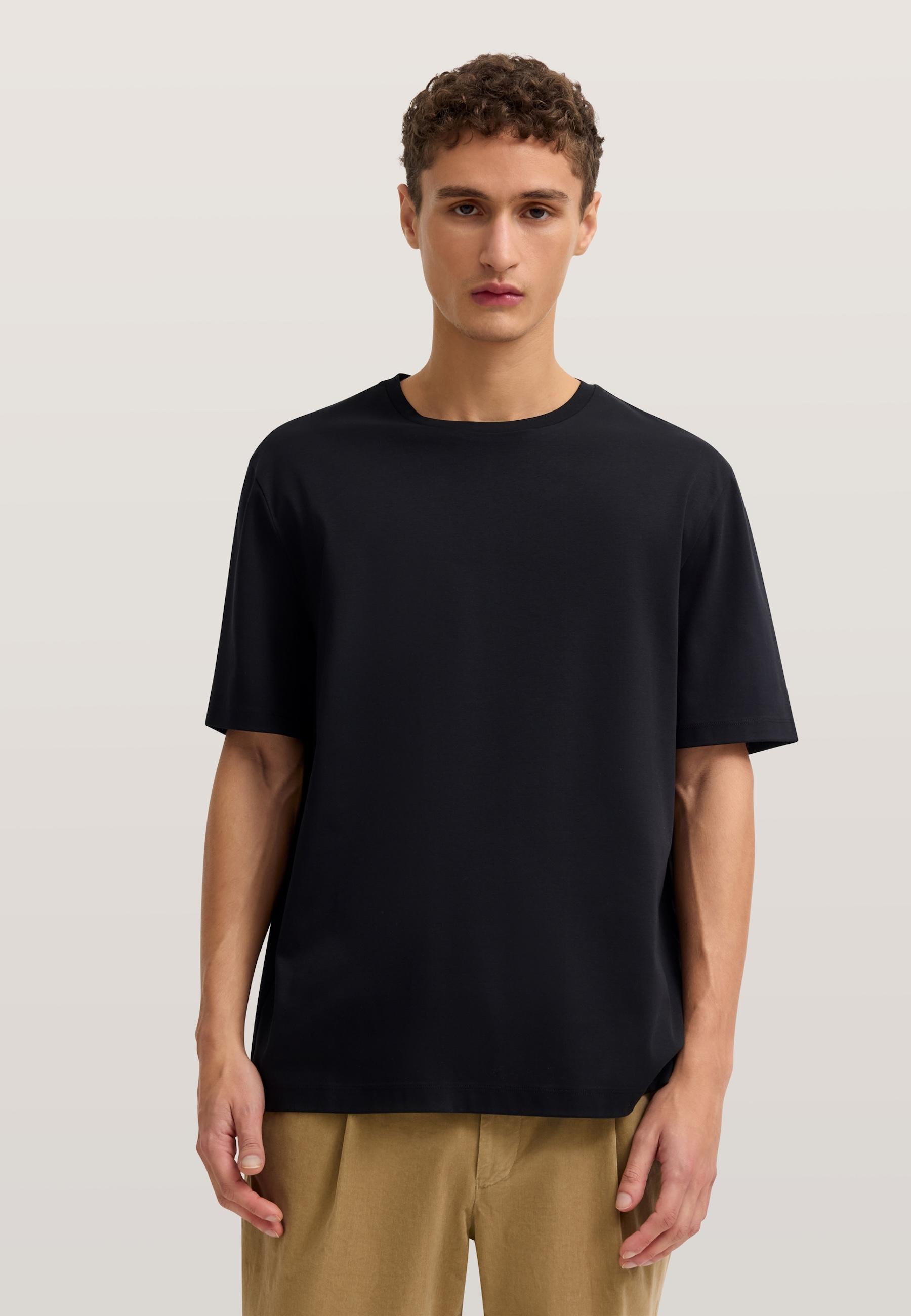 Bugatti Herren T-Shirt Elegant Mit Rundhals