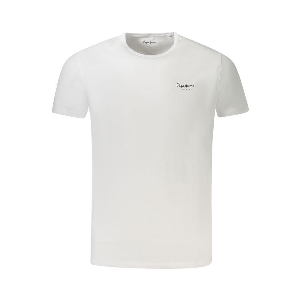 Pepe Jeans Bianco Baumwoll-Herren T-Shirt