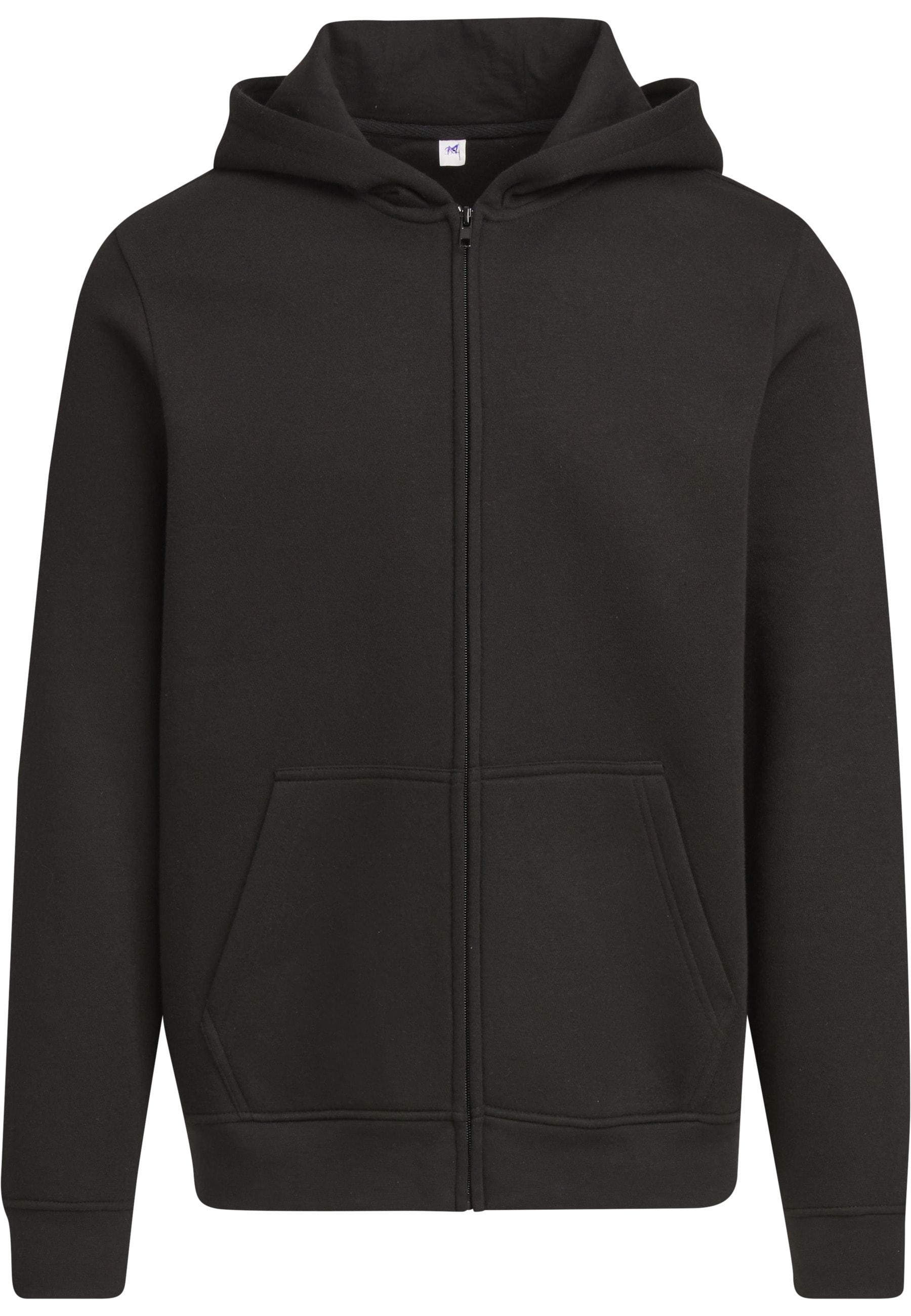 Sweatjacke Urban Classics "Urban Classics Basic Essential Zip Hoody", Herren, Gr. Xxl, Schwarz, 65% Baumwolle, 35% Polyester, Unifarben, Sweatjacken Sweatjacke