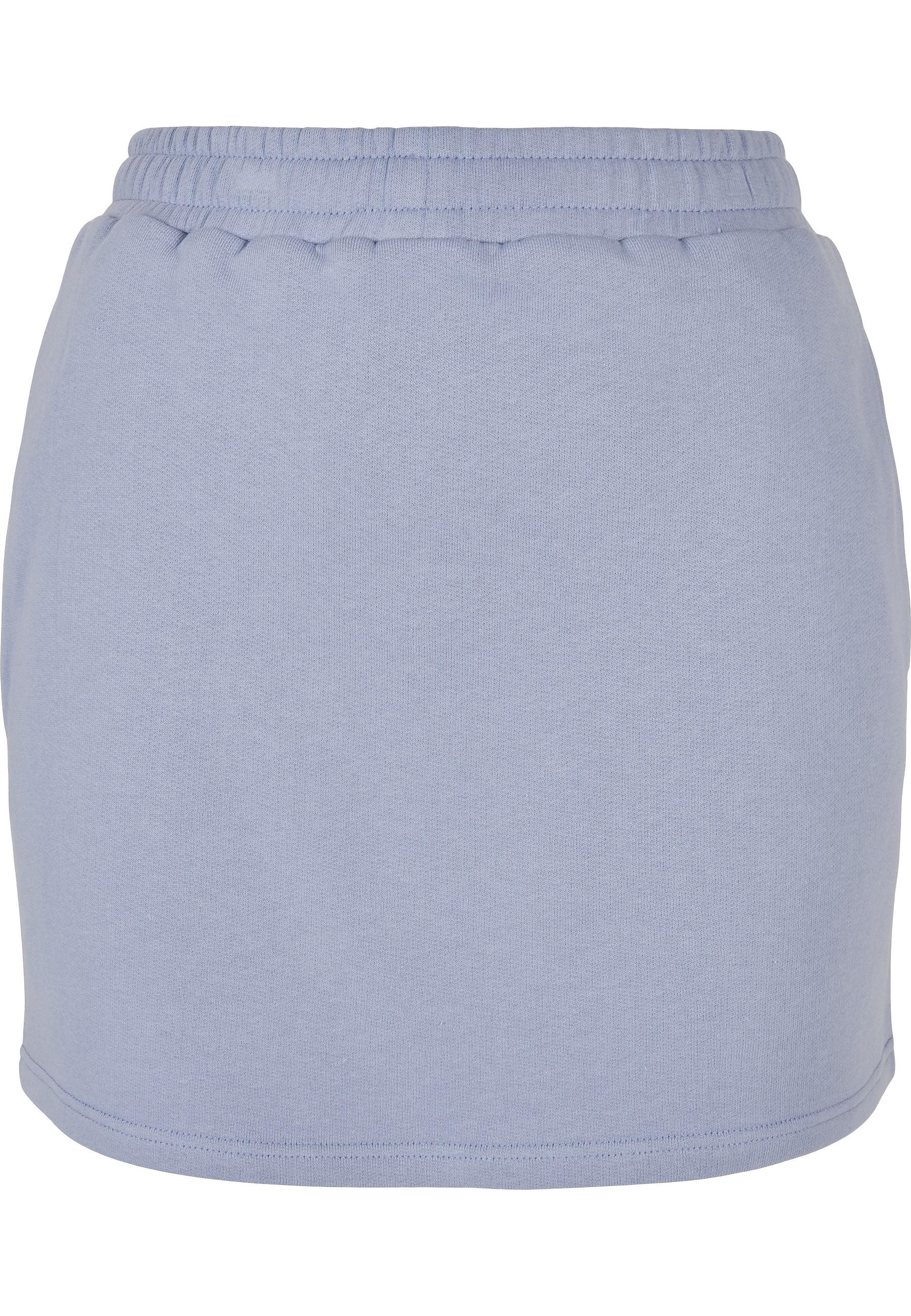 Sommerrock Urban Classics "Urban Classics Damen Ladies Organic Terry Mini Skirt", Damen, Gr. Xs, Blau (Violablau), 100% Baumwolle (Bio), Unifarben, Normal, RöCke