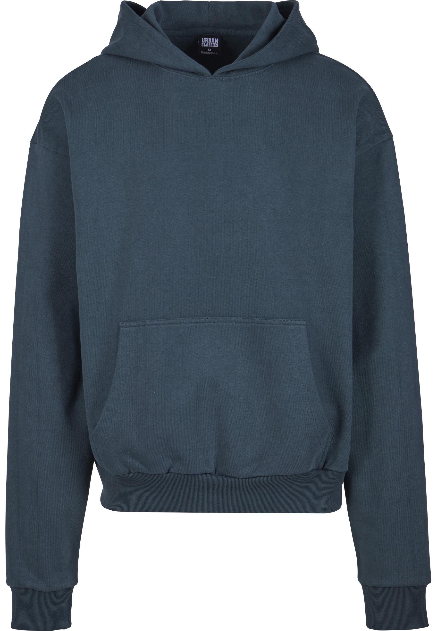 Sweatshirt Urban Classics "Urban Classics Herren Ultra Heavy Hoody", Herren, Gr. Xxl, Blau (BottlegrüN), 100% Baumwolle, Unifarben, Rundhals, Sweatshirts Sweatshirt