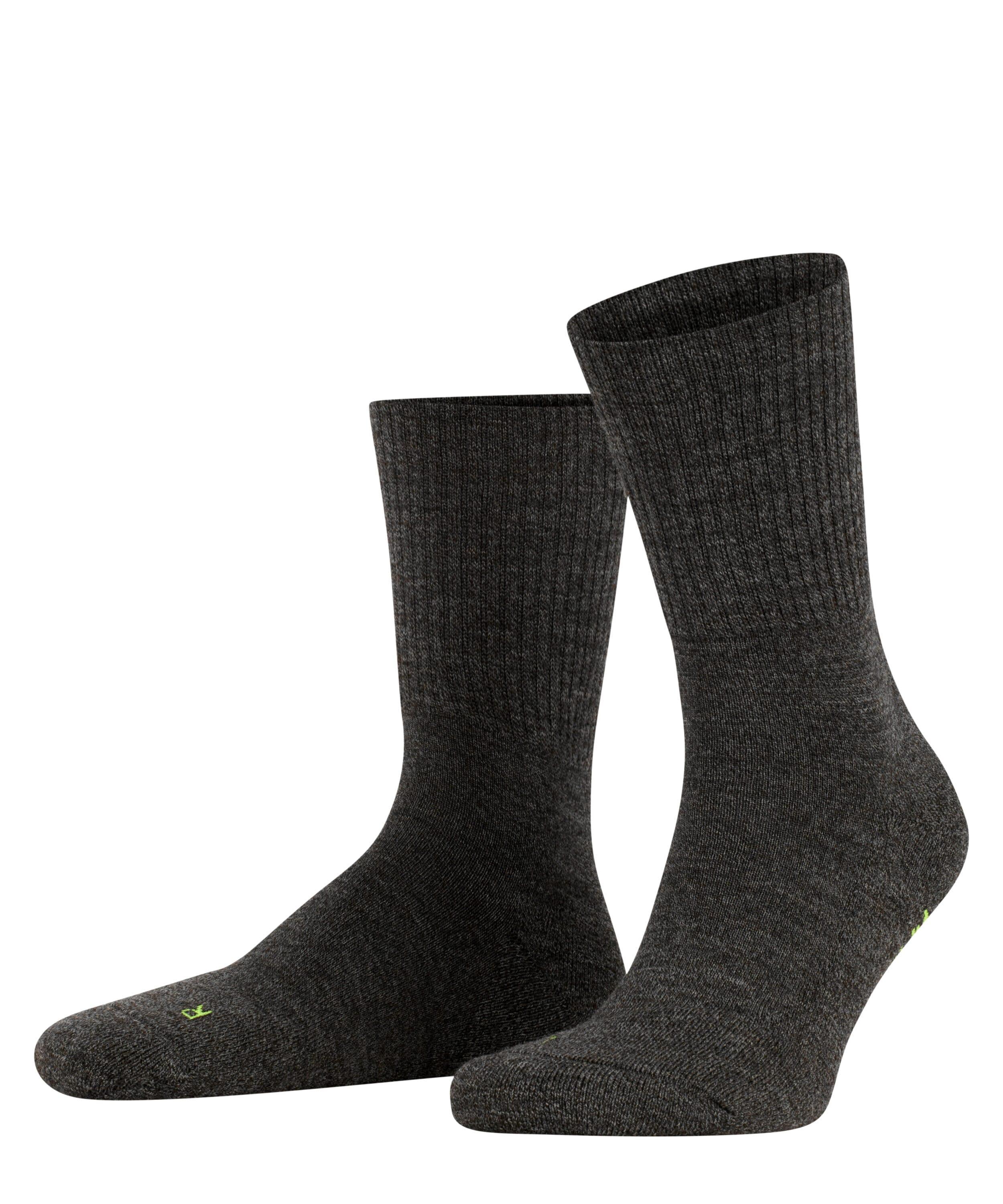 Socken Falke "Walkie Light", Damen, Gr. 39-41, Grau (Smog (3150)), Obermaterial: 66% Schurwolle Wv. 34% Polyamid Pa., Socken Socken