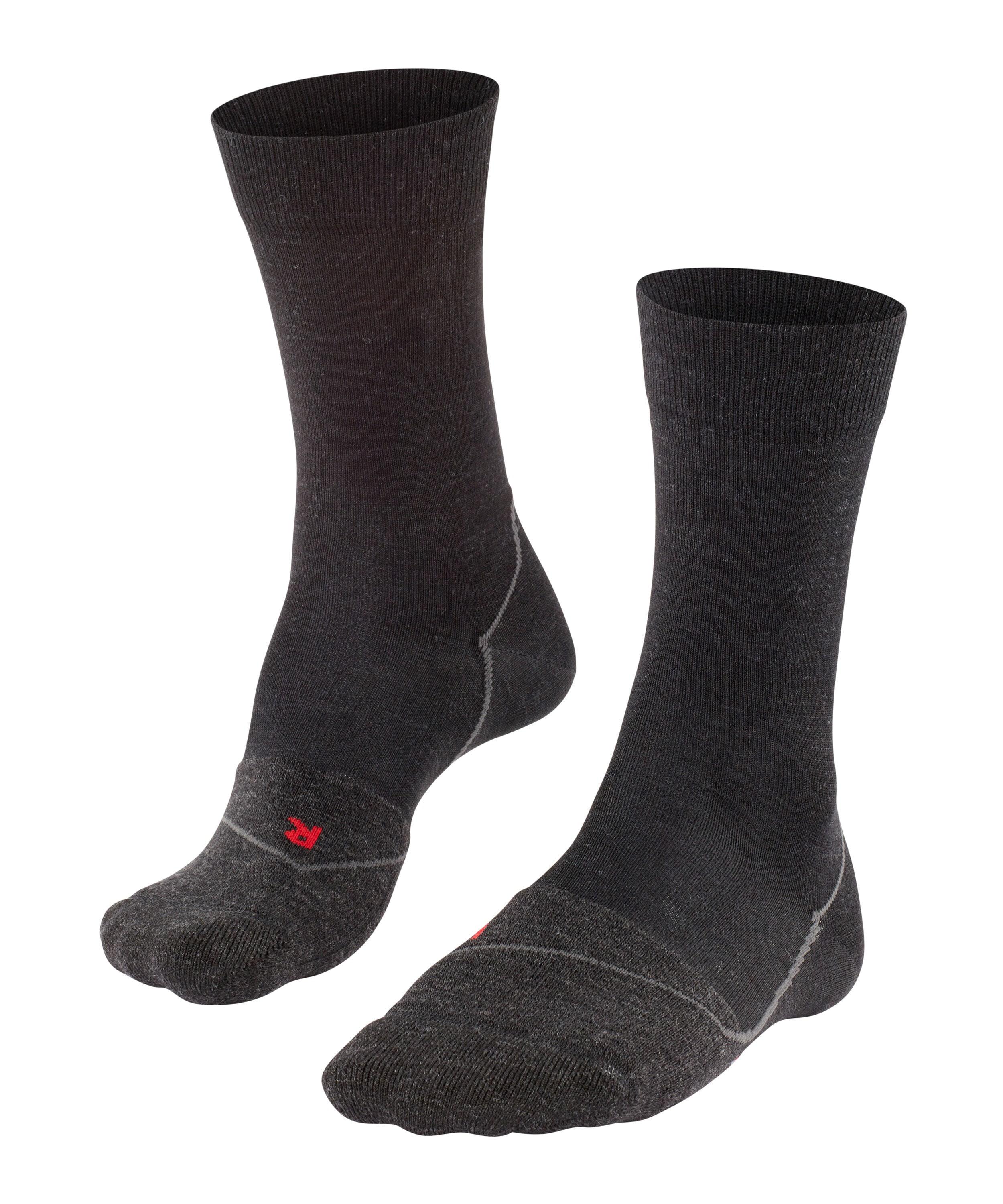 Socken Falke "Bc Warm Comfort", Damen, Gr. 44-45, Schwarz (Schwarz (3000)), Obermaterial: 57% Wolle Wo. 31% Polyamid Pa. 11% Alpaka Wp. 1% Elasthan El., Socken Socken
