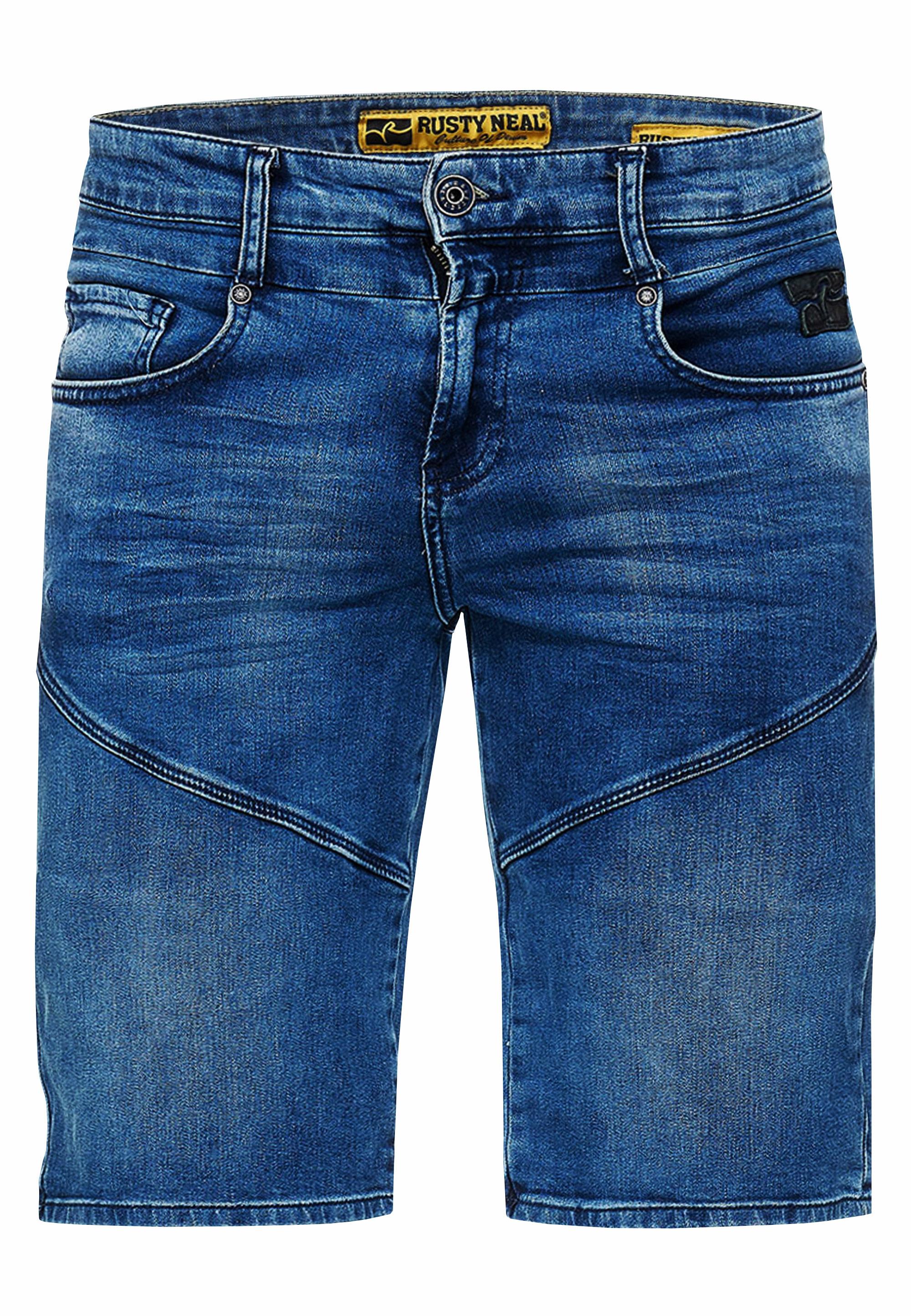 Royal Blue Used Jeans Shorts "Tuscor"