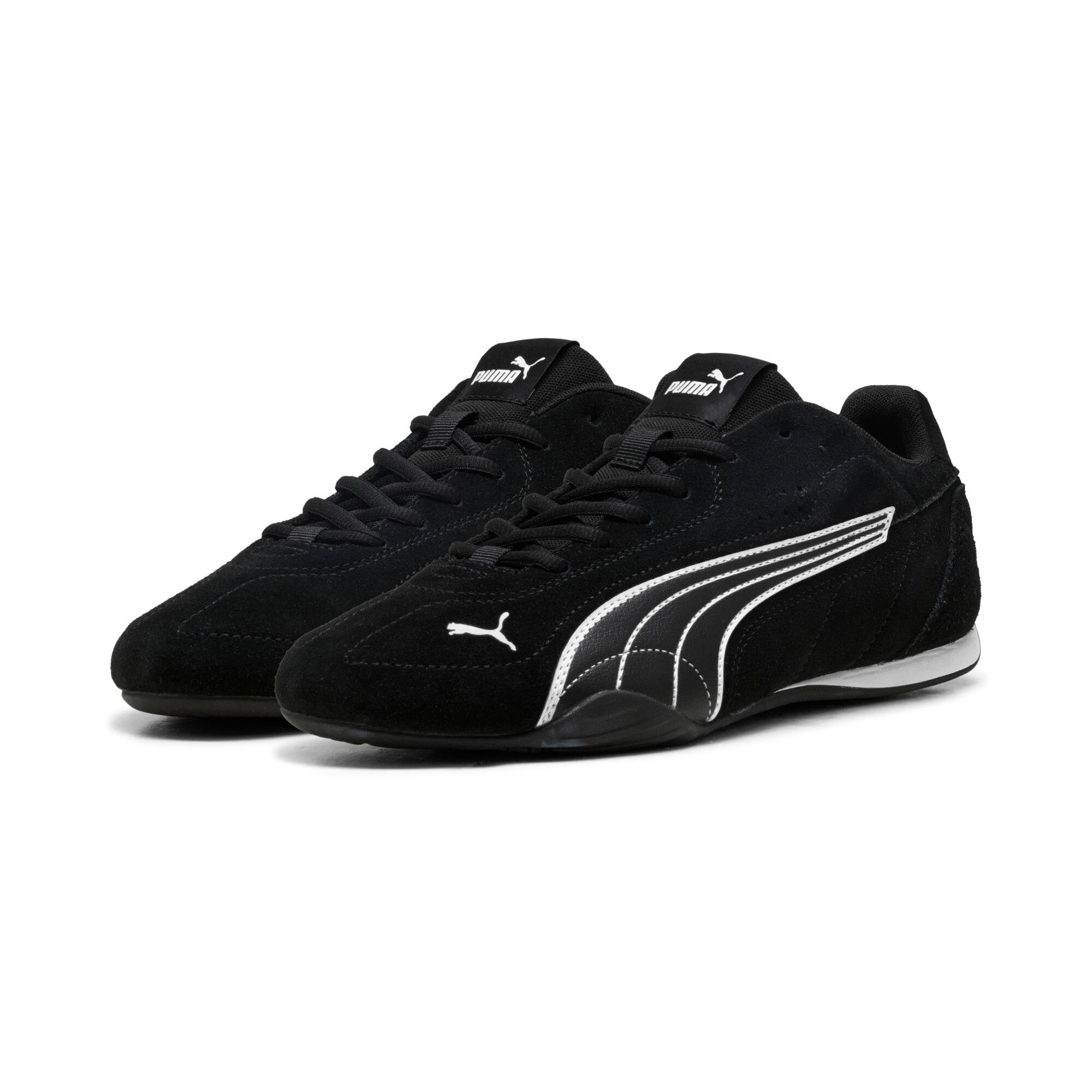 Sneaker Puma "Catch Sd", Damen, Gr. 41, Schwarz-Weiß (Puma Schwarz, Puma Weiß), Leder, Unifarben, Schuhe Sneaker, FüR Sportliche Und LäSsige Looks, Mit Leder-Obermaterial