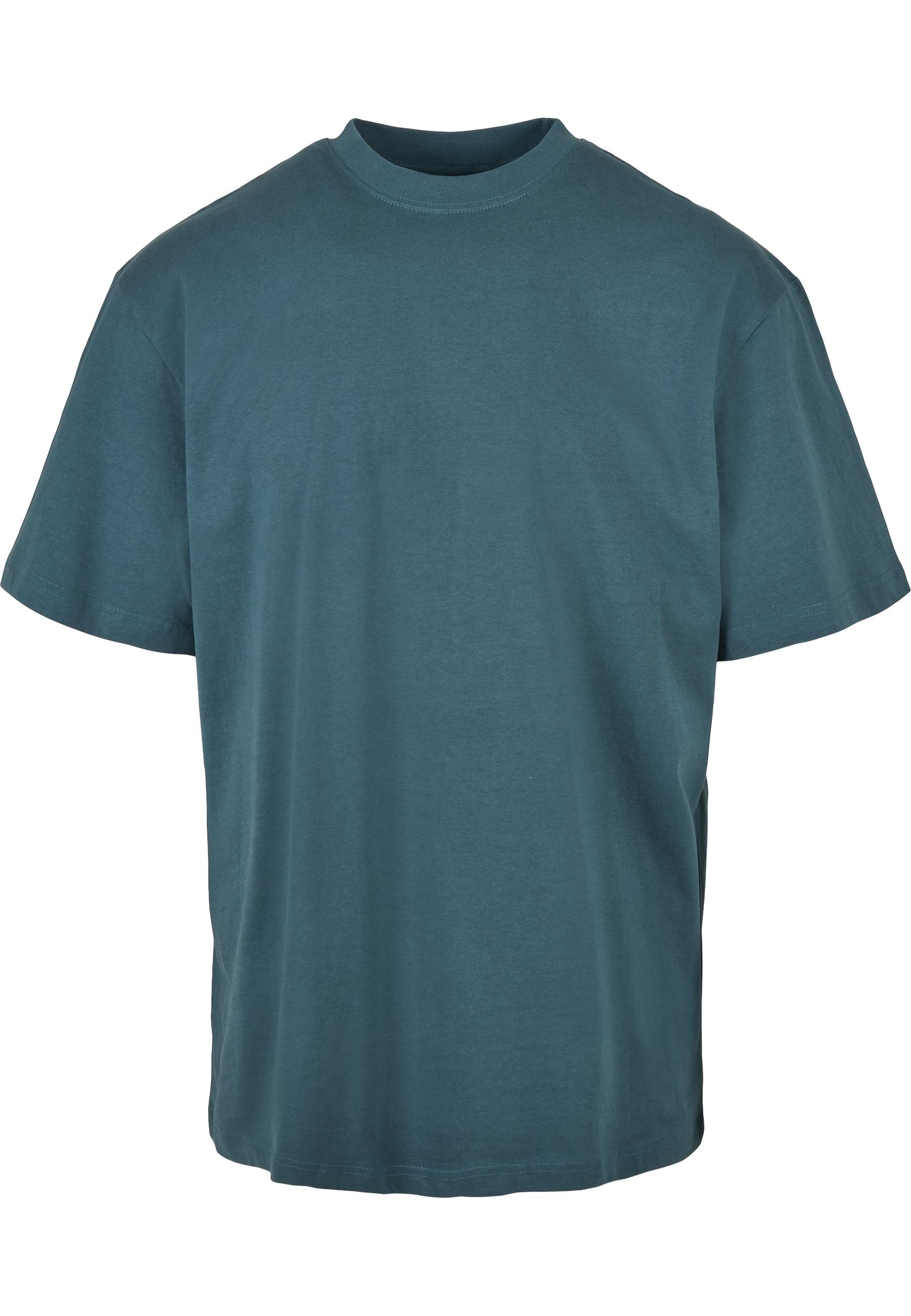T-Shirt Urban Classics "Urban Classics Herren Tall Tee", Herren, Gr. S, Blau (Teal), 100% Baumwolle, Unifarben, Oversize, Rundhals, Shirts T-Shirt