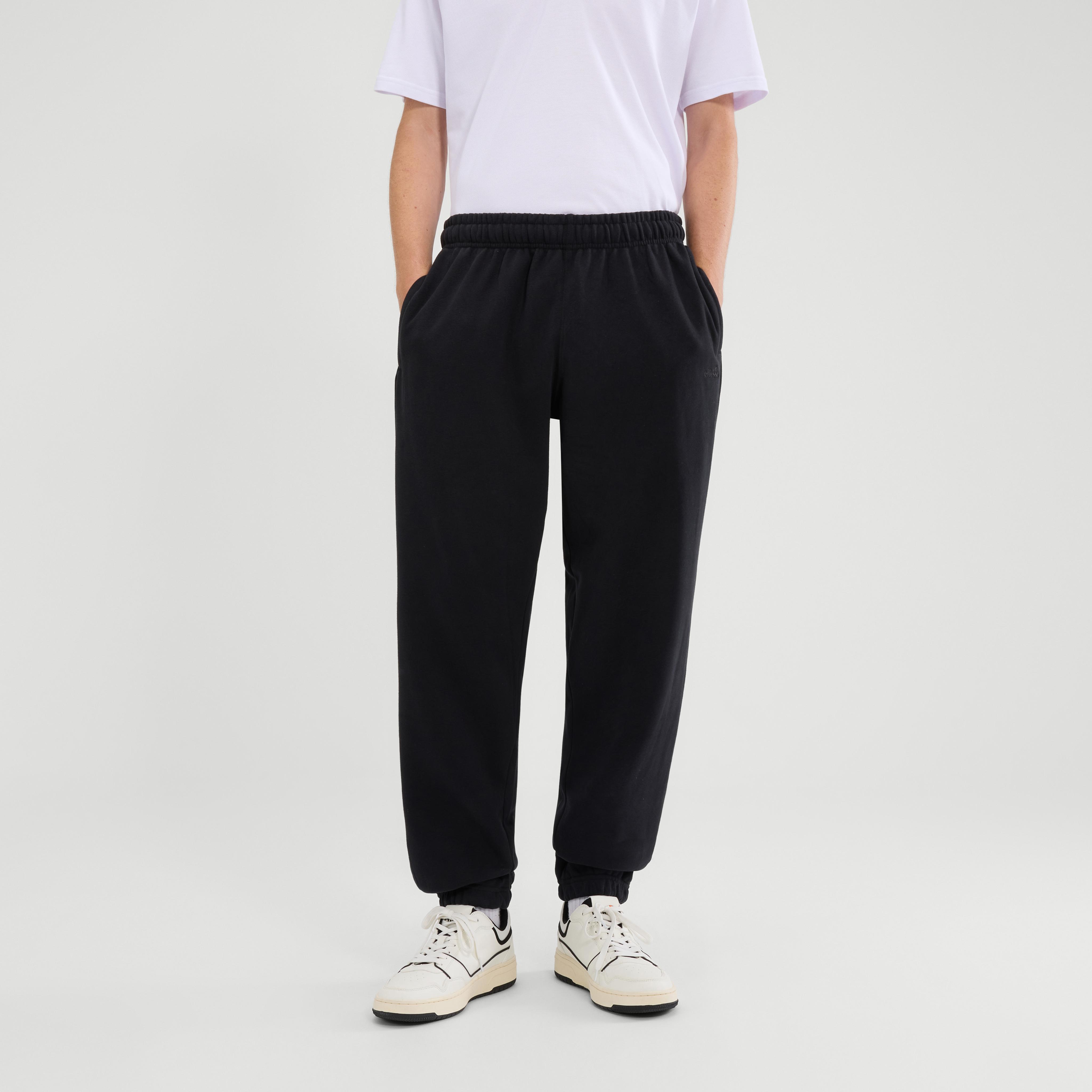 Jogginghose Ellesse "Pideura Jogger", Herren, Gr. Xl, N-Gr, Schwarz, Obermaterial: 85% Baumwolle, 15% Polyester, Hosen Jogginghose, Sportlicher Stil, Aus Baumwoll-Polyester-Mischung, Leichtes Material