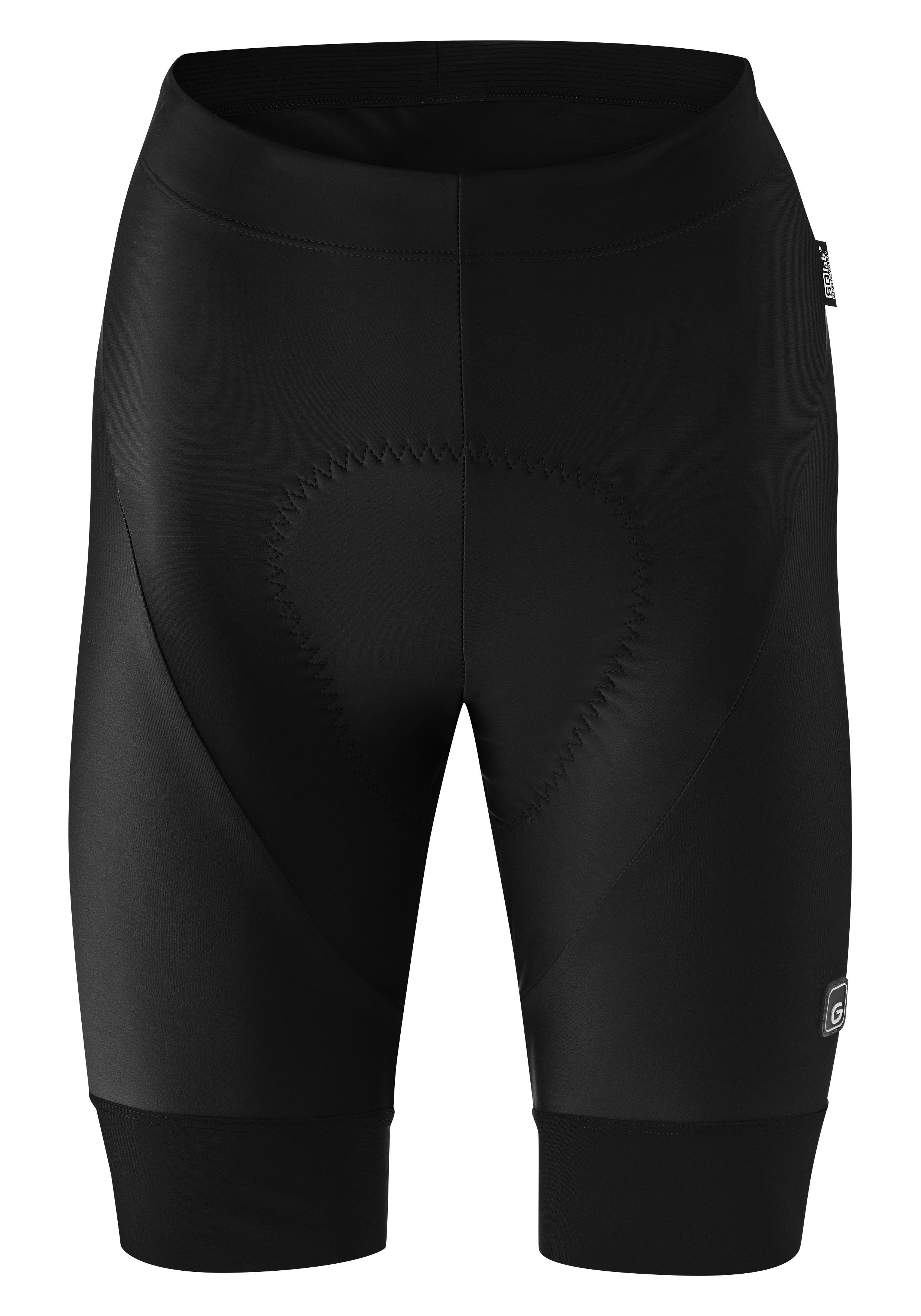 Fahrradhose Gonso "Sqlab Go W", Damen, Gr. 46, NormalgrößEn, Schwarz, 80% Polyamid, 20% Elasthan, Hosen Fahrradhose, Damen Radhose, Radlerhose Mit Speziellem Sqlab Sitzpolster, Tight Fit