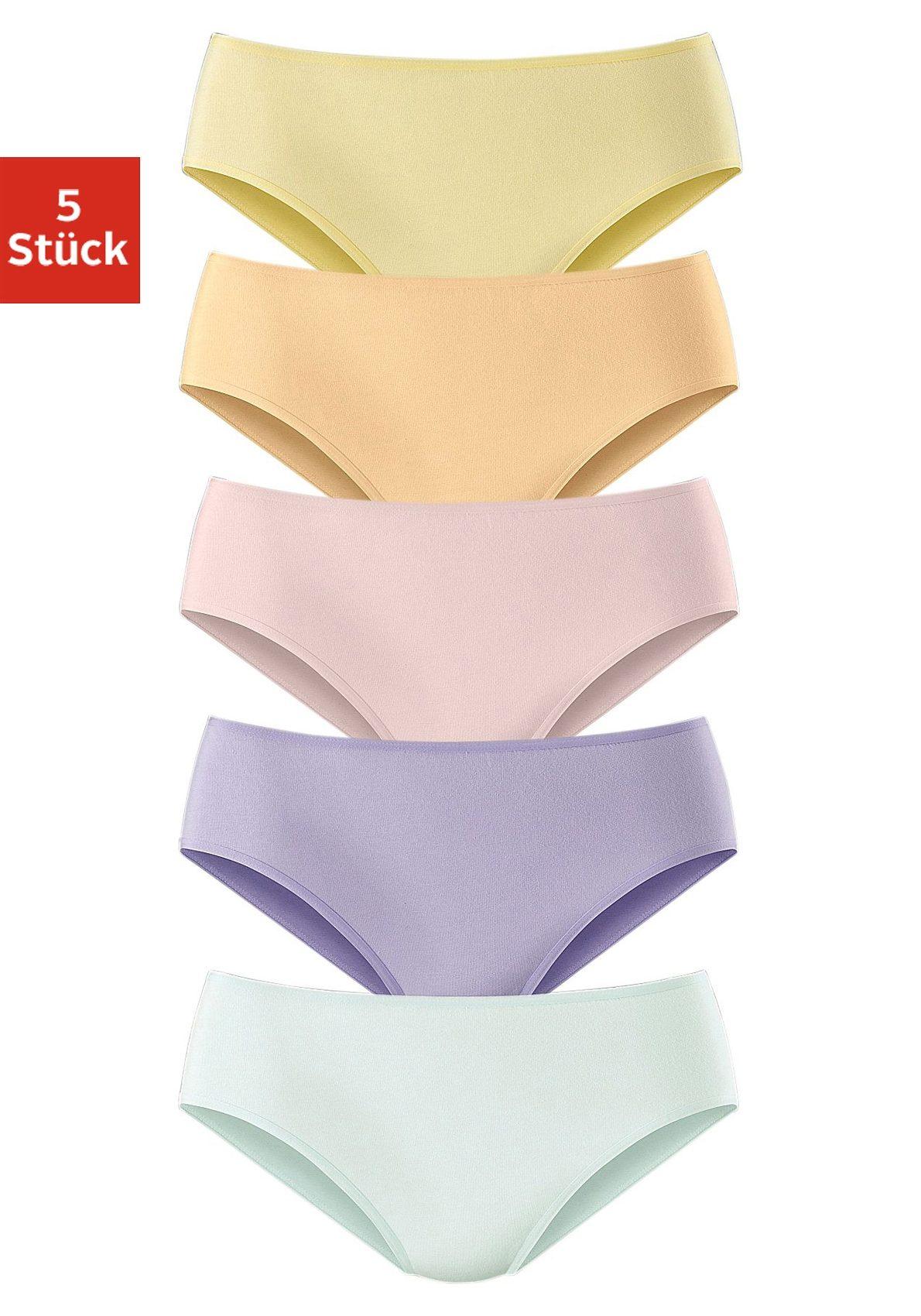 Jazz-Pants Slips Petite Fleur, Damen, Gr. 48/50, Bunt, Obermaterial: 95% Baumwolle, 5% Elasthan, Unifarben, KöRpernah, Unterhosen, Aus Elastischer Baumwoll-QualitäT