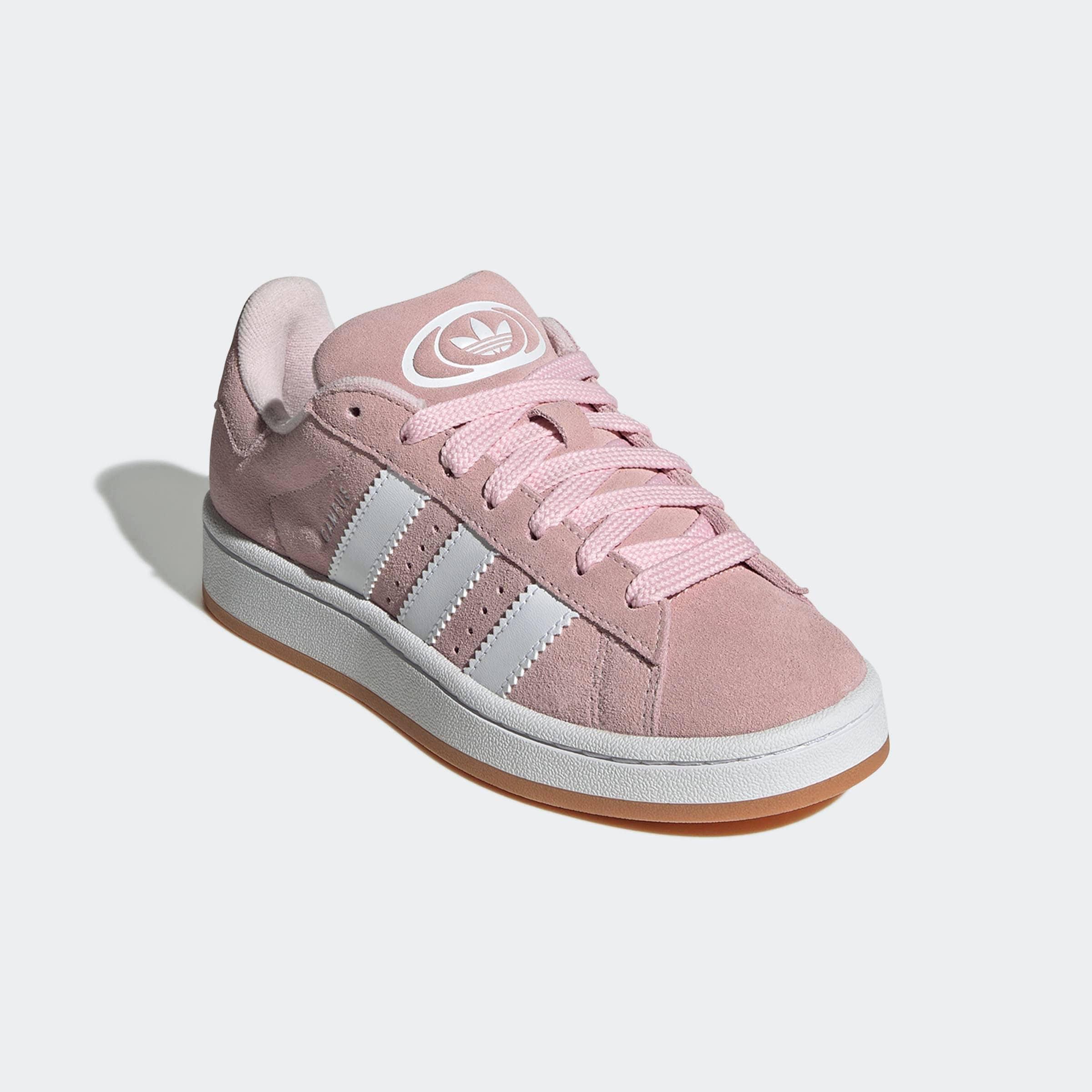 Sneaker Adidas Originals "Campus 00S", MäDchen, Gr. 38, Weiß (Clear Pink, Ftwr Weiß, Gum 2), Leder, Synthetik, Schuhe Sneaker, FüR Kinder Und Jugendliche, Mit Gummilaufsohle, Mit SchnüRung