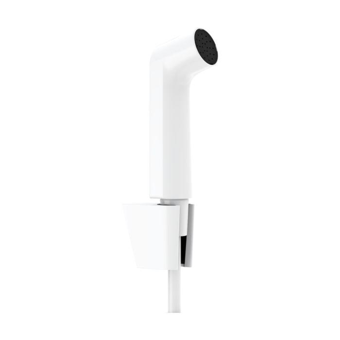 Hansgrohe Bidette Duschkopf 29238700 1 Strahlart S Wassersparend Mit Porter S Duschkopfhalterung Und Duschschlauch 125 Cm, Mattweiß