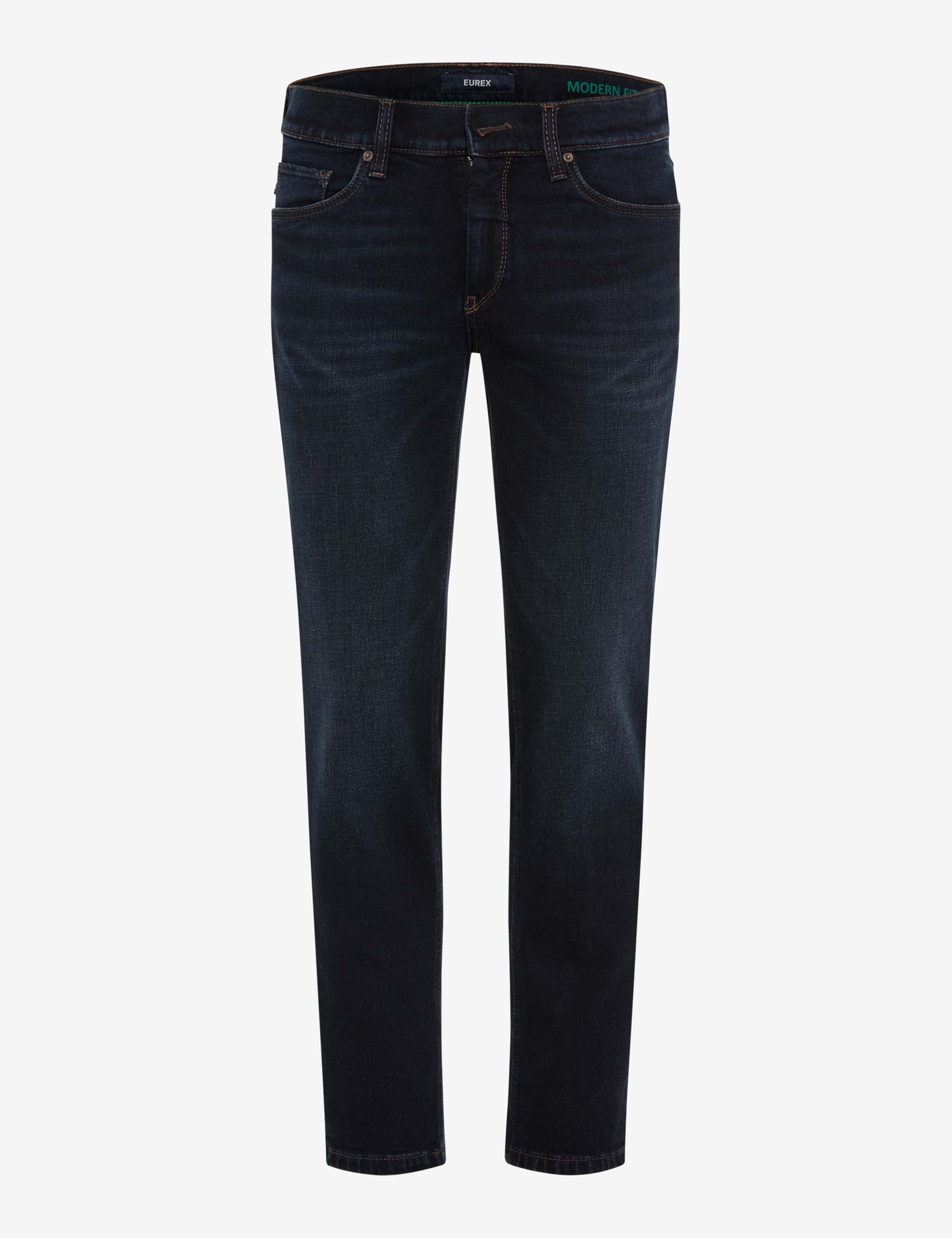 Eurex Herren Five-Pocket-Hose Style LENN DARK BLUE, denim dunkelblau, Gr. 33/30