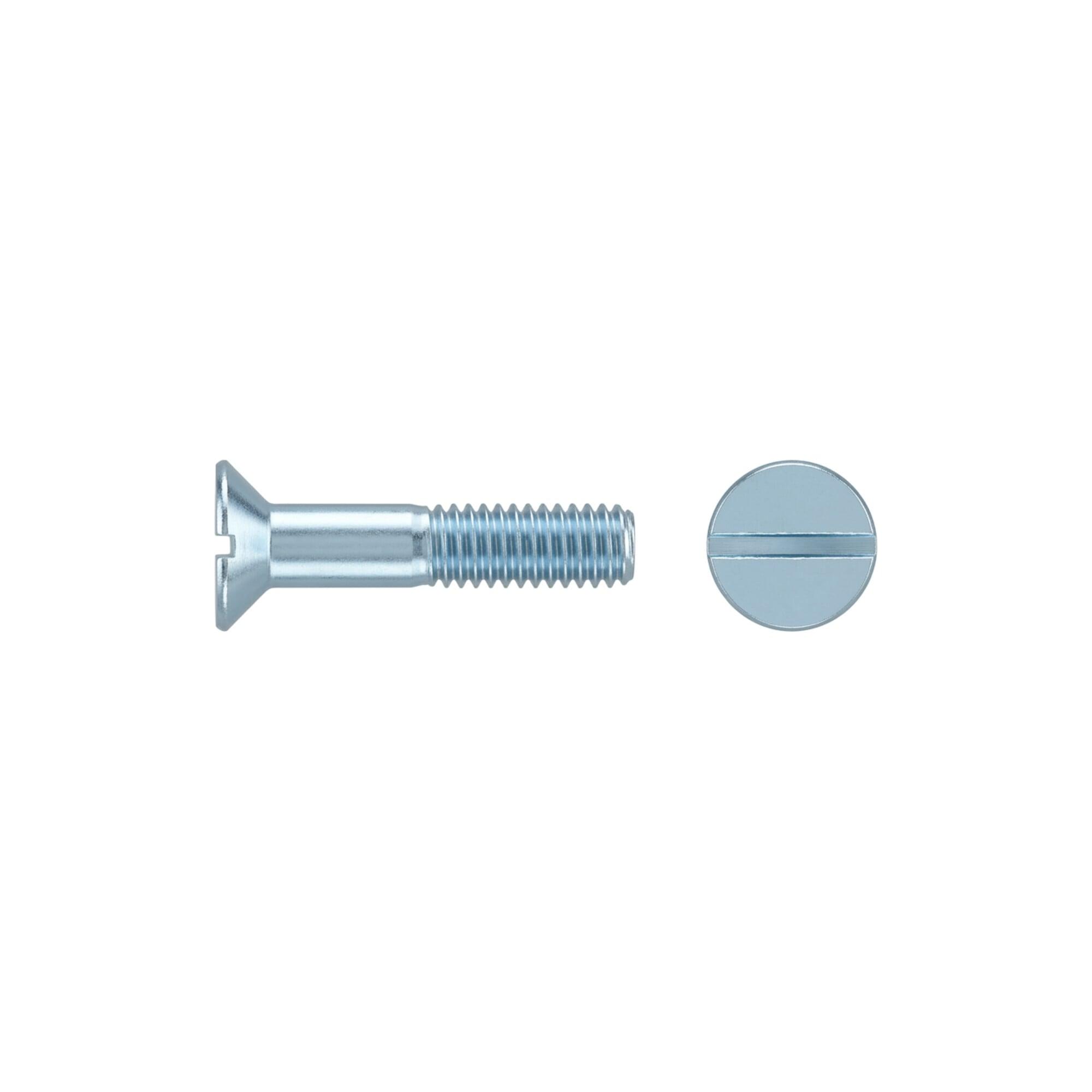 Din 963 Senkkopfschraube M8X20 Edelstahl A2 Blank Schlitz (009639200080020)