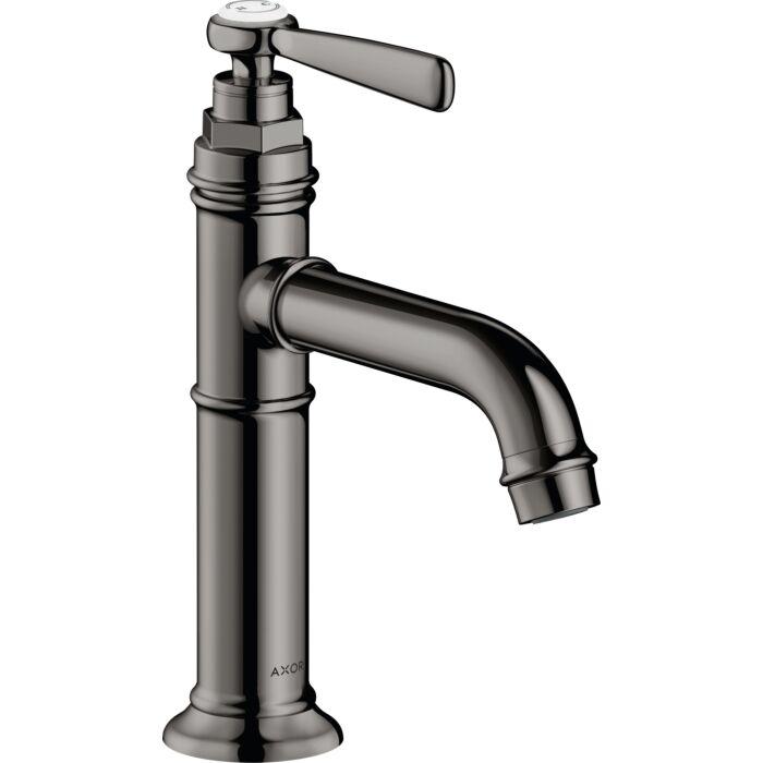Hansgrohe Waschtisch-Einhebelmischer 16516330 Ausladung 142Mm, UnverschließBare Ablaufgarnitur, Polished Black Chrome