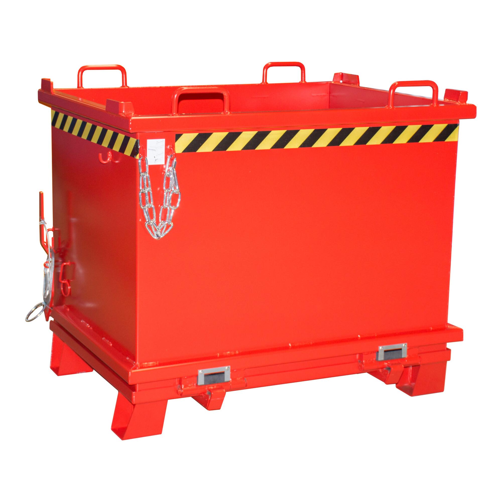 Bauer SüDlohn KlappbodenbehäLter Sb 1000, Lackiert, Feuerrot (4417-15-0000-3000)