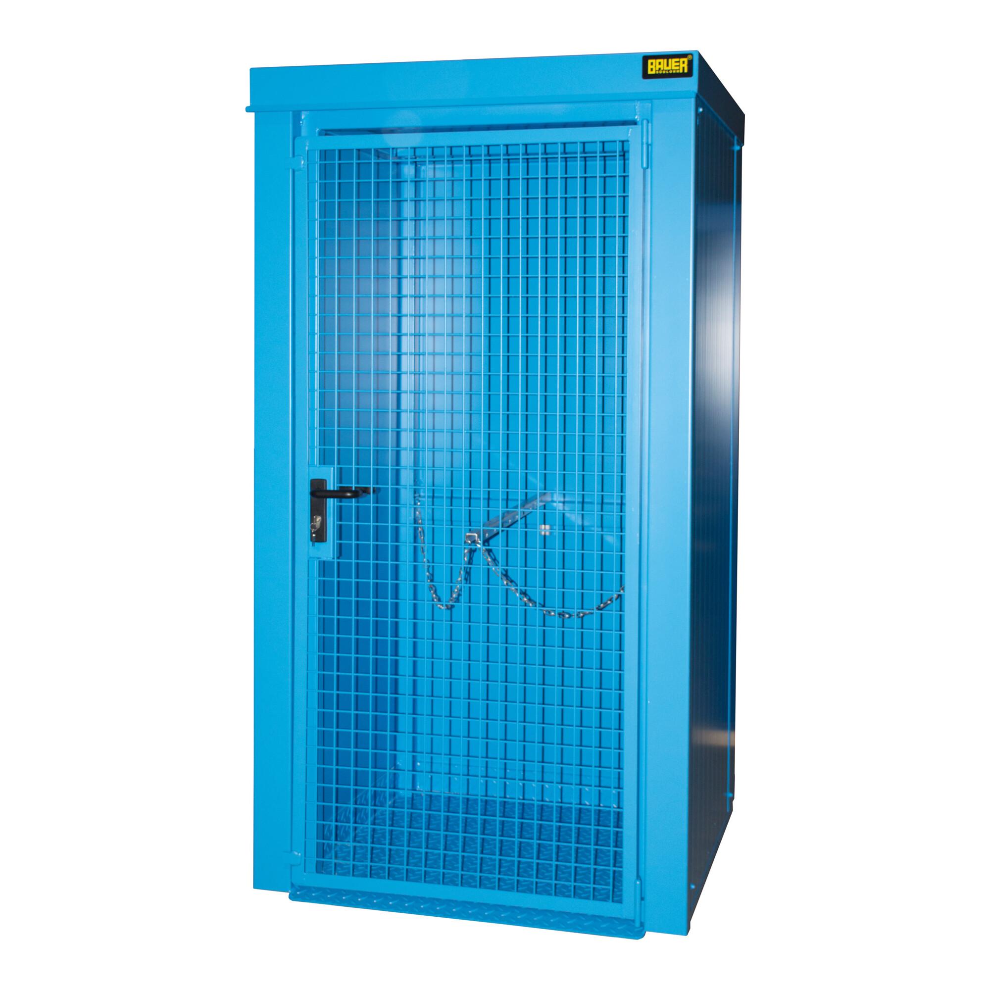 Bauer SüDlohn Gasflaschen-Container GFC-B M0, Lackiert, Lichtblau (4477-30-0000-5012)