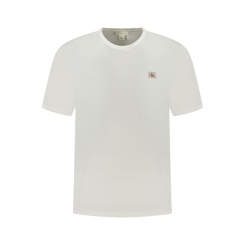 Calvin Klein Weiß Baumwolle Herren T-Shirt