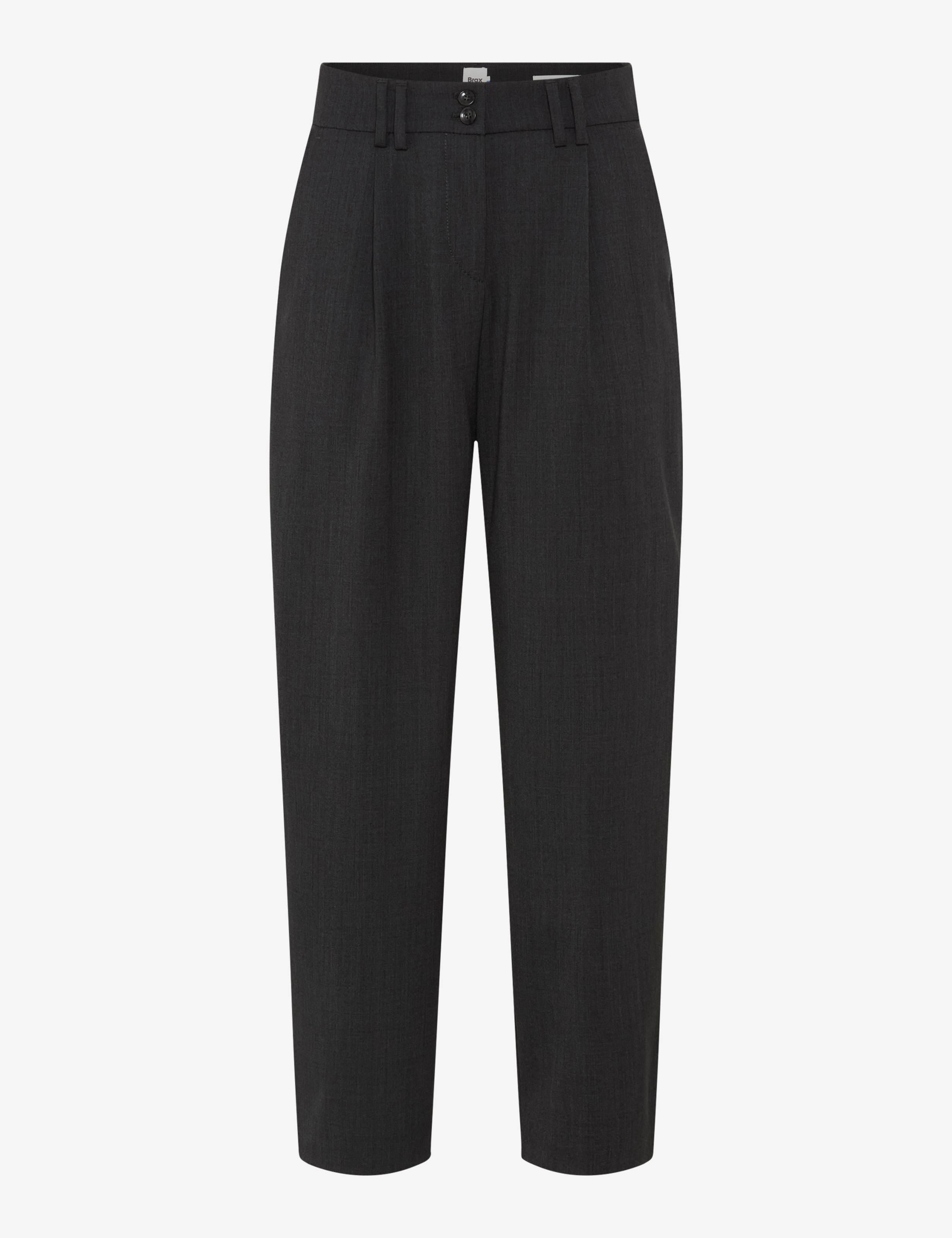 Brax Damen Hose Style MEGAN S SMOKE GREY, dunkelgrau, Gr. 46K