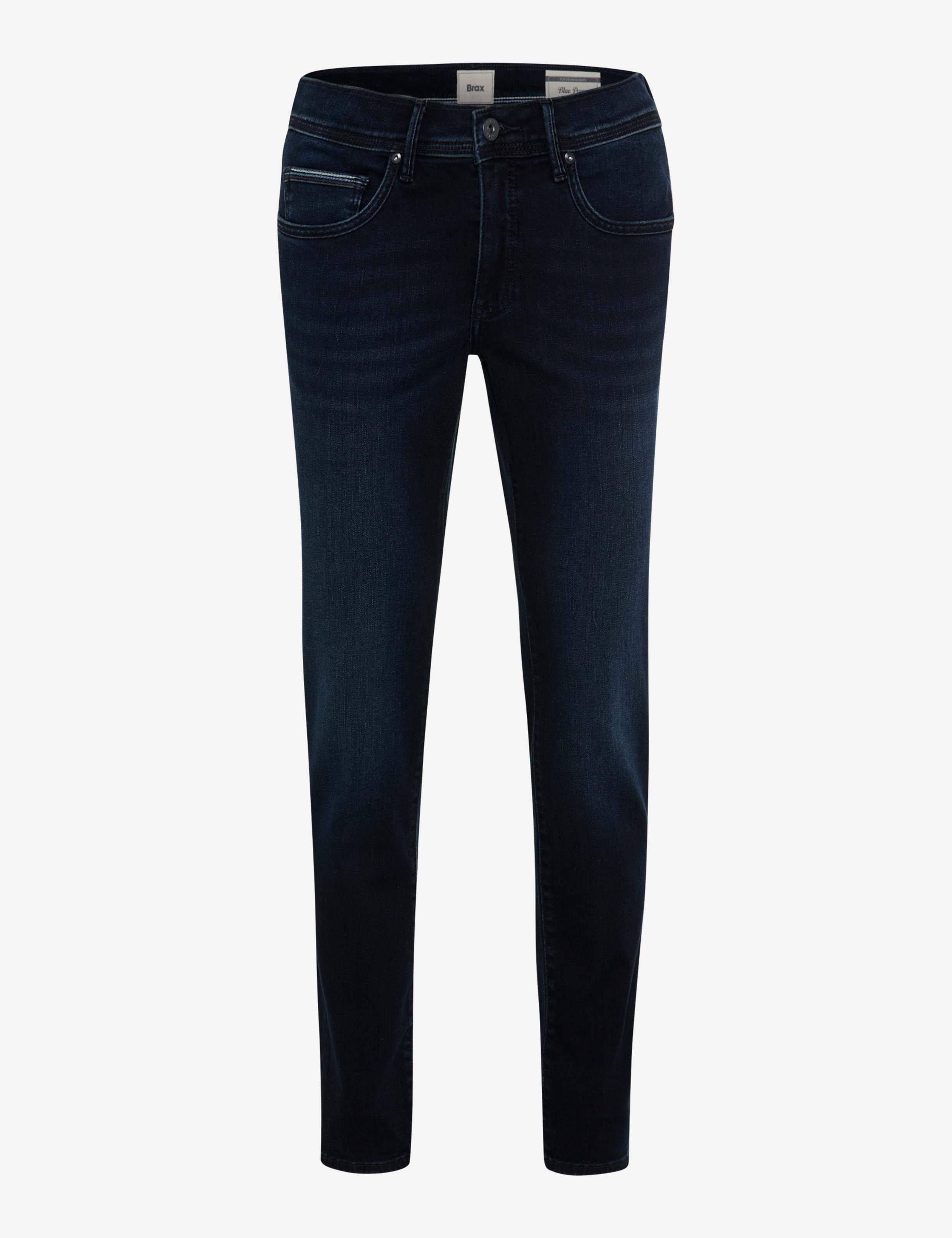 Brax Herren Five-Pocket-Hose Style CHRIS DEEP BLUE USED, denim dunkelblau, Gr. 38/32