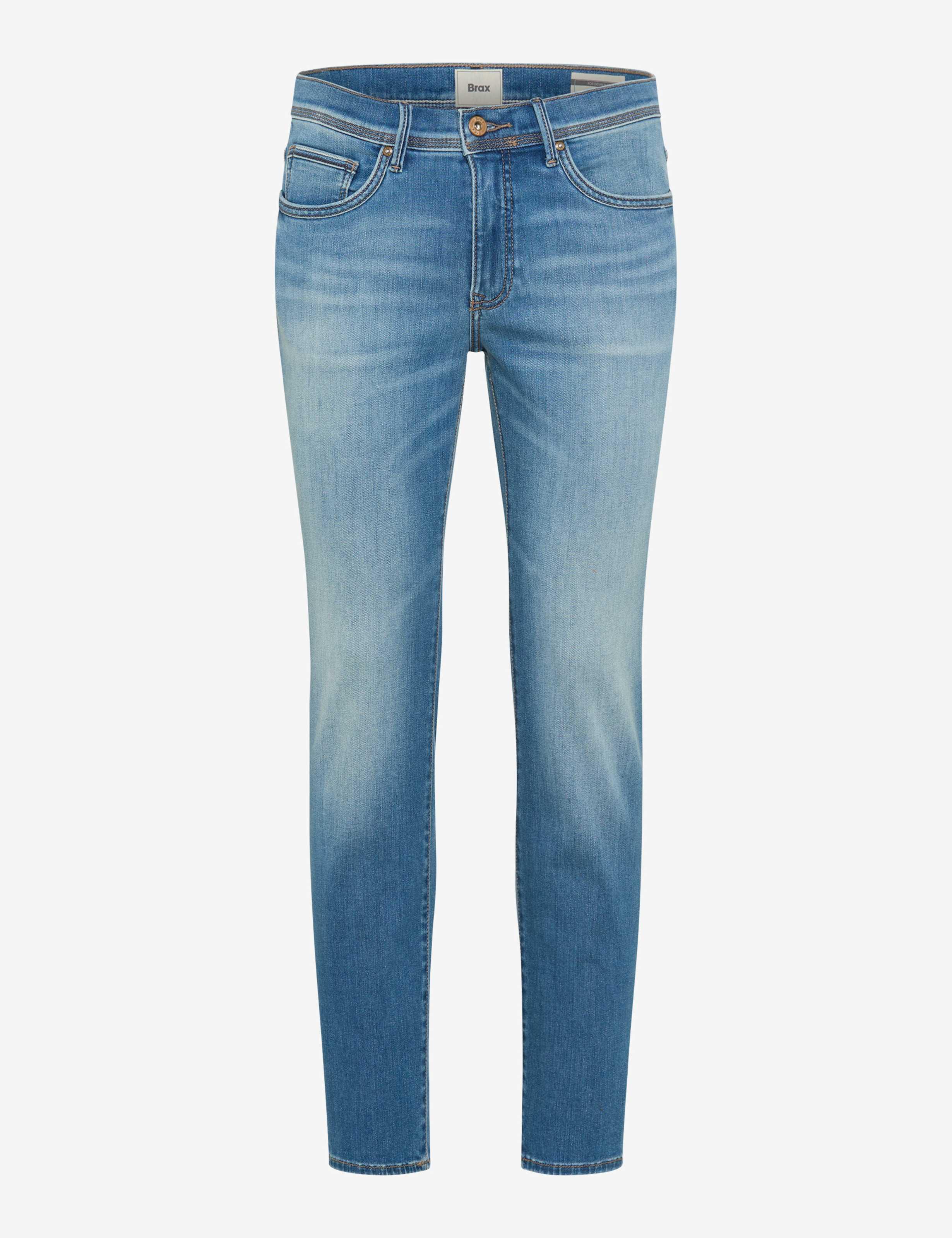 Brax Herren Five-Pocket-Hose Style CHRIS SKY BLUE USED, denim hellblau, Gr. 35/32